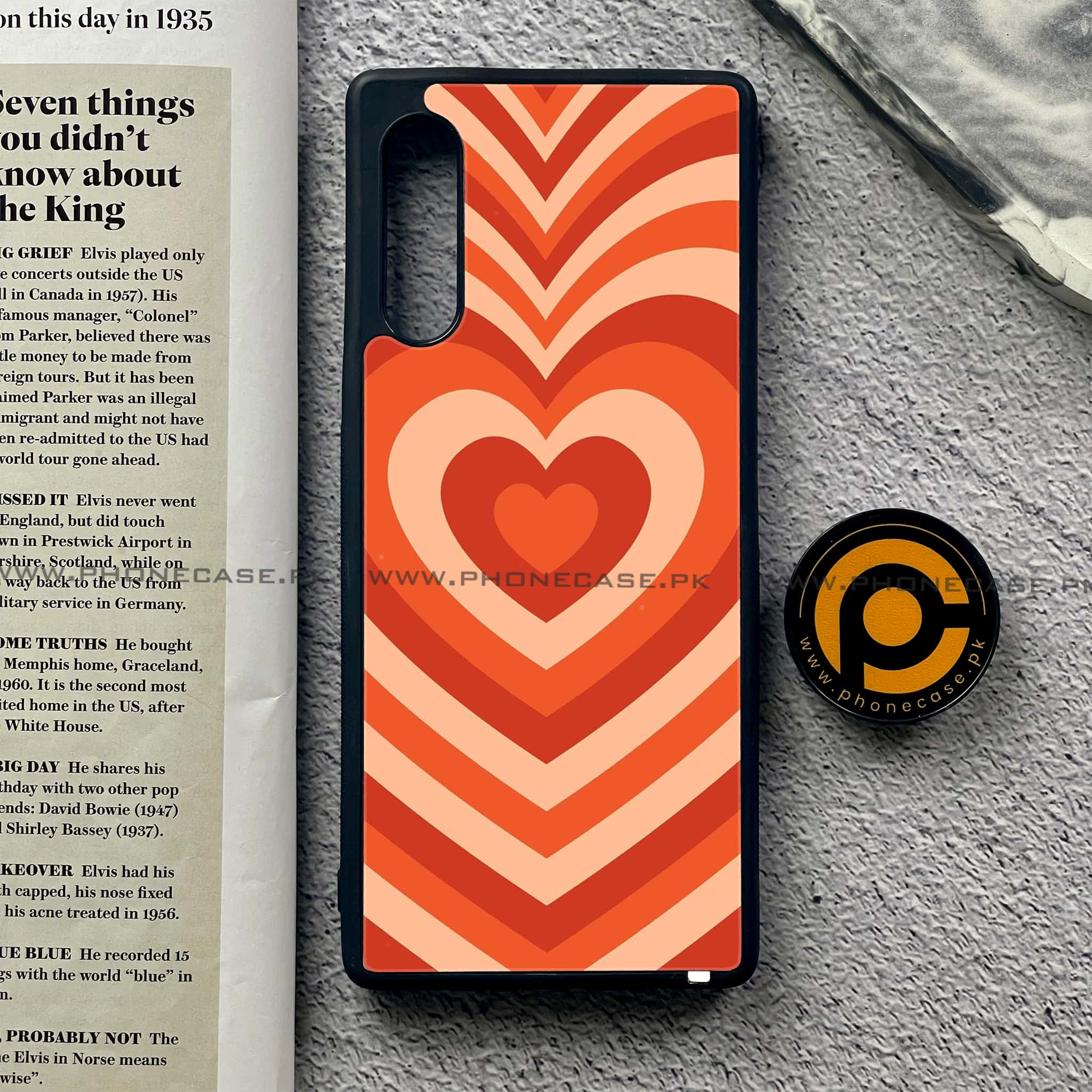 LG Velvet - Heart Beat Series - Premium Printed Glass soft Bumper shock Proof Case