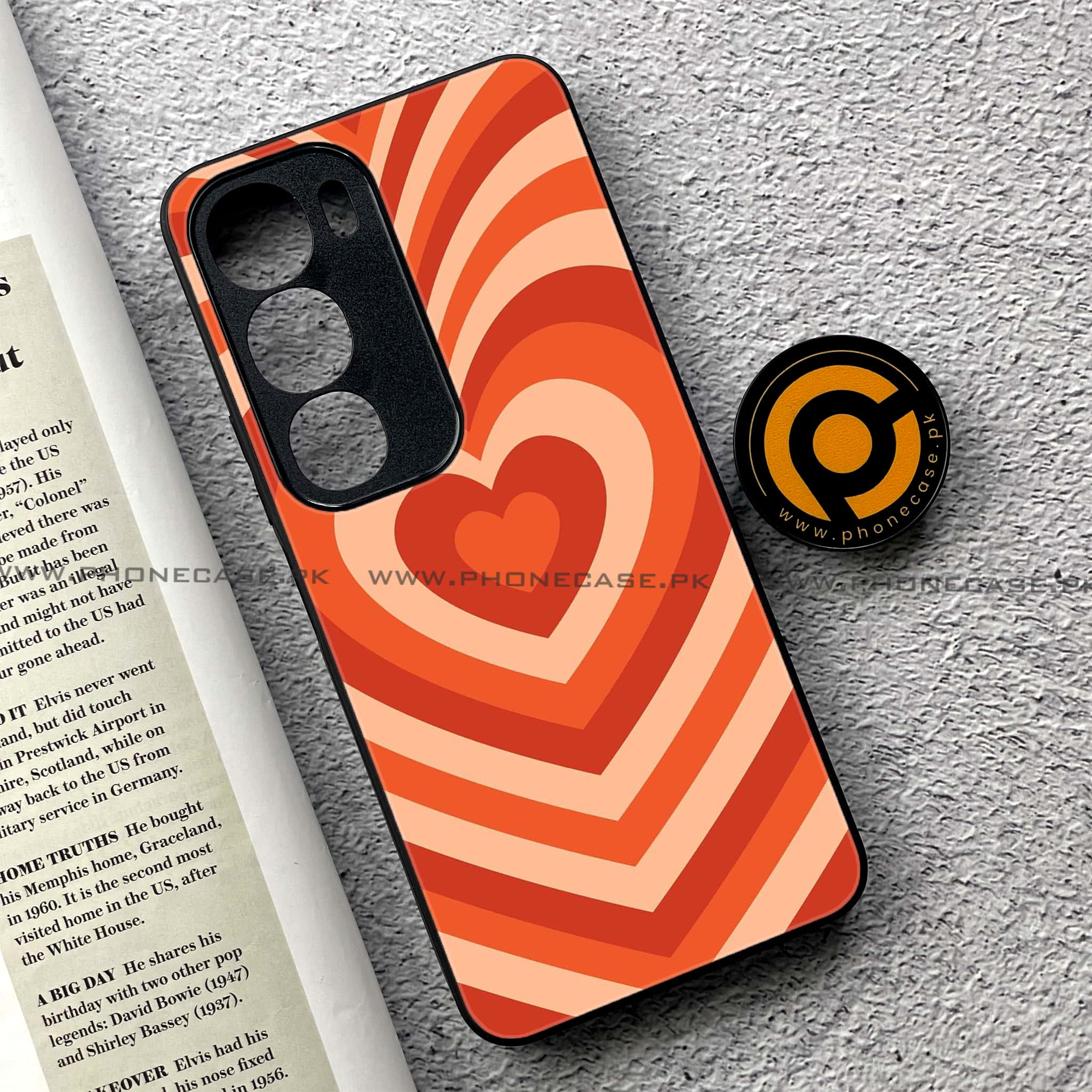 Vivo Y19s Pro - Heart Beat Series - Premium Metal Printed soft Bumper shock Proof Case