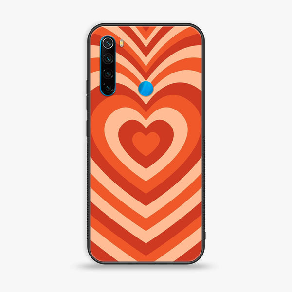 Redmi Note 8 - Heart Beat Design 9 - Premium Printed Glass soft Bumper shock Proof Case CS-33424