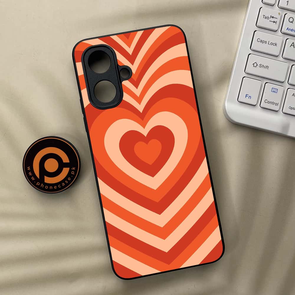Tecno Spark Go 2 - Heart Beat Series - Premium Metal Printed soft Bumper Shock Proof Case