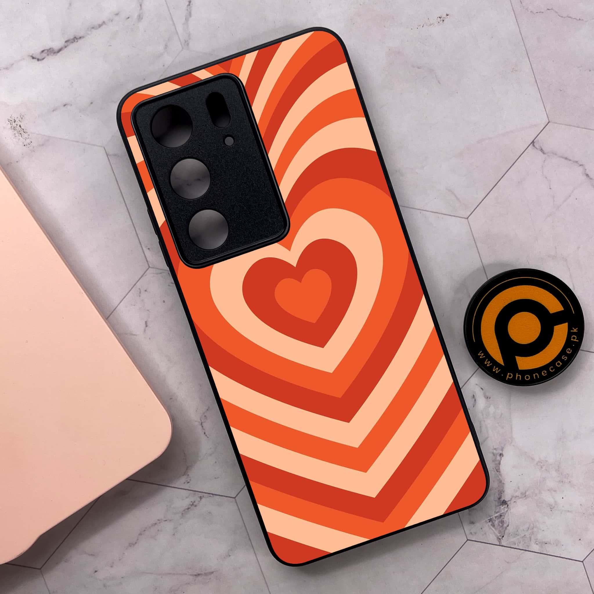 Realme C75x 4G - Heart Beat Series - Premium Metal Printed soft Bumper shock Proof Case