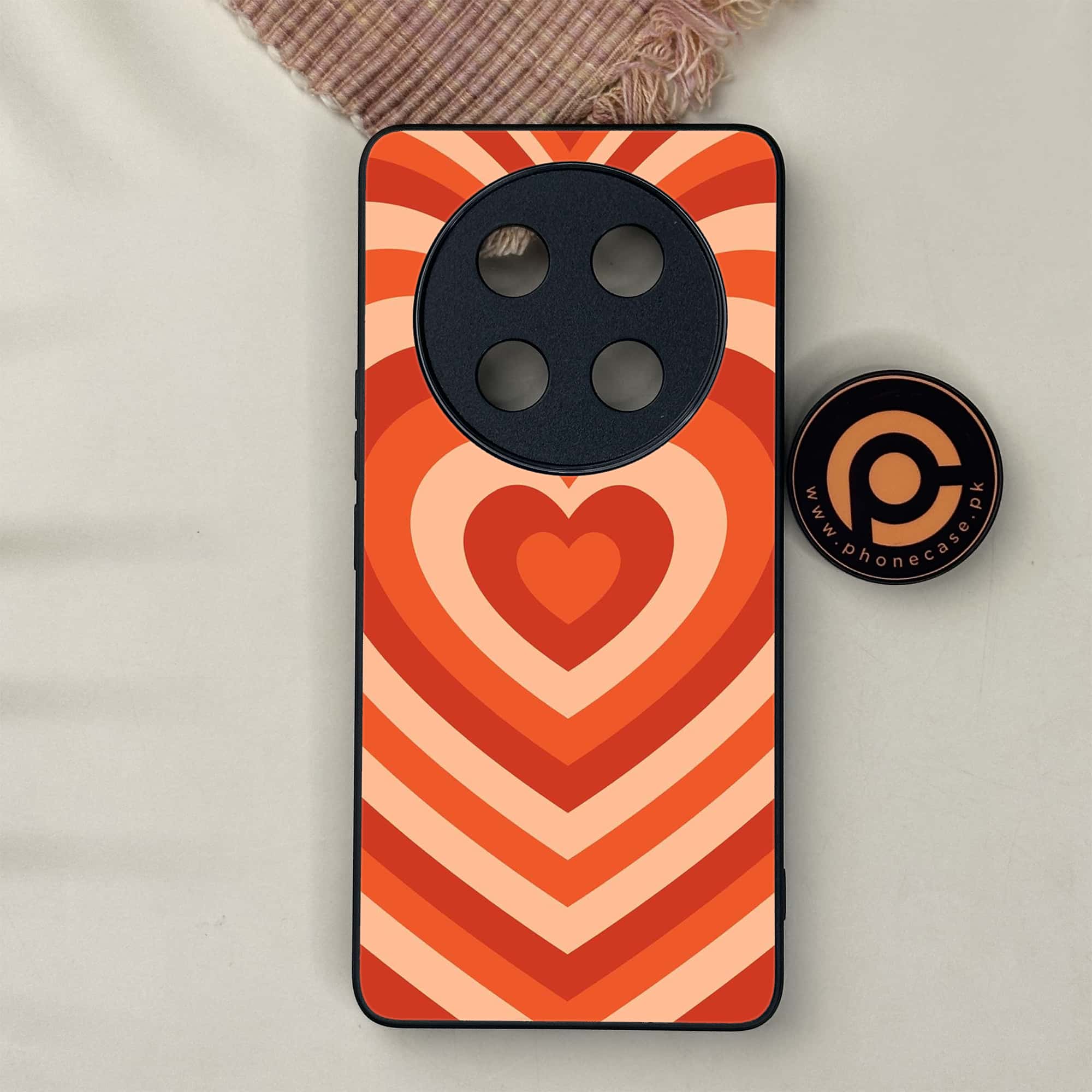Honor X9c 5G - Heart Beat Series - Premium Metal Printed soft Bumper shock Proof Case