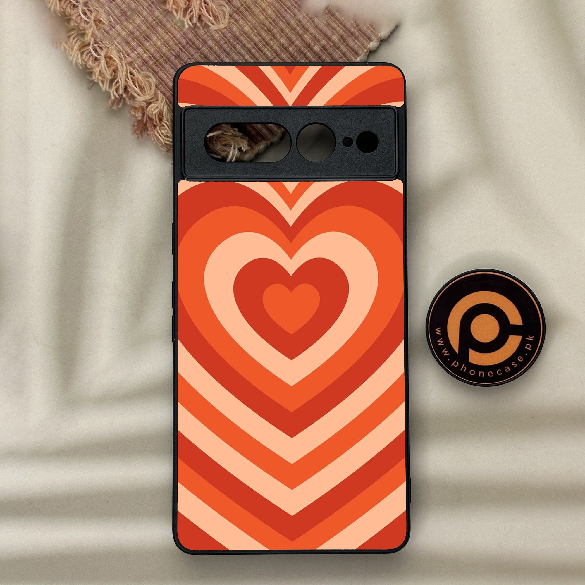 Google Pixel 7 Pro - Heart Beat Series - Premium Metal Printed soft Bumper Shock Proof Case