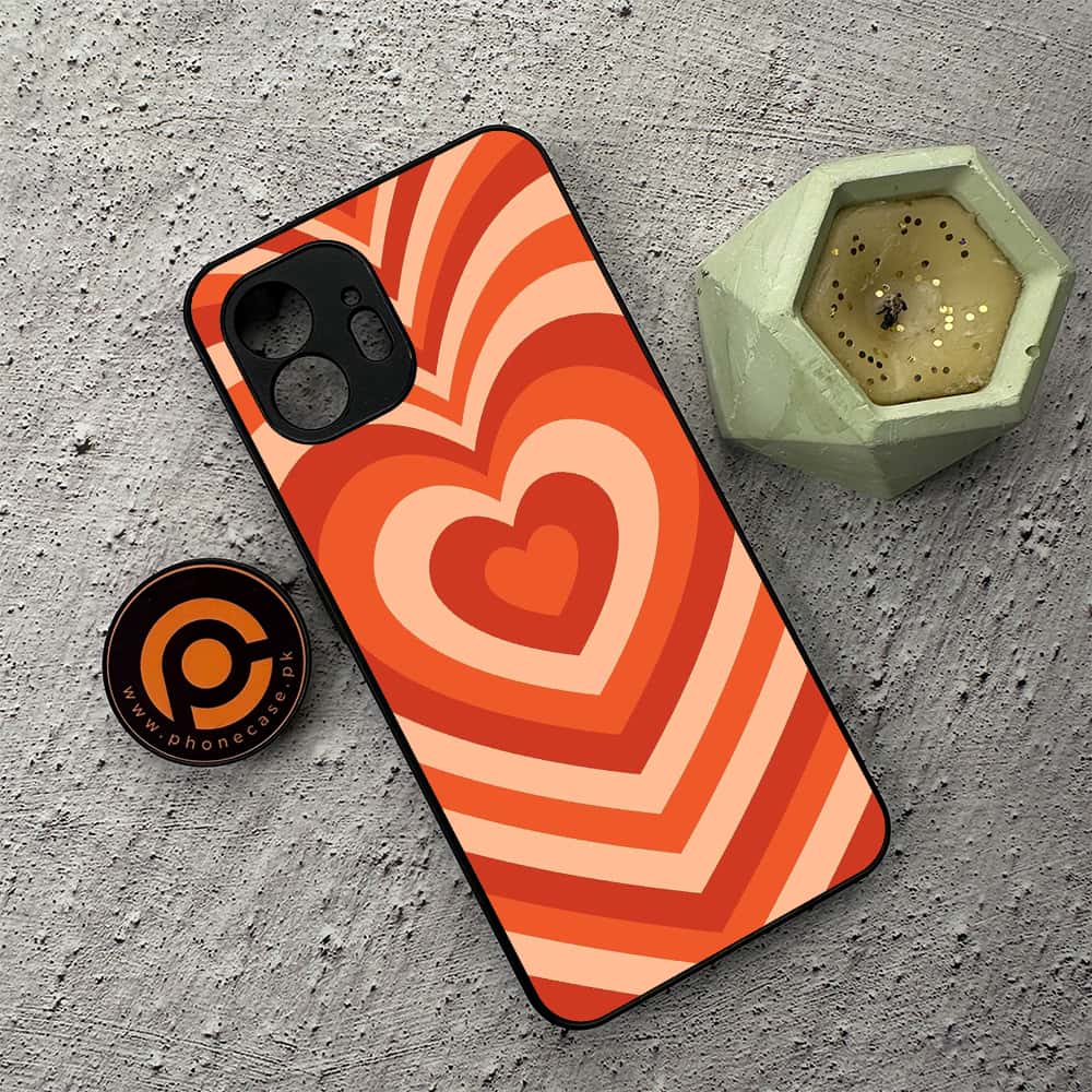 Nothing Phone 2 - Heart Beat Series - Premium Metal  Printed soft Bumper shock Proof Case