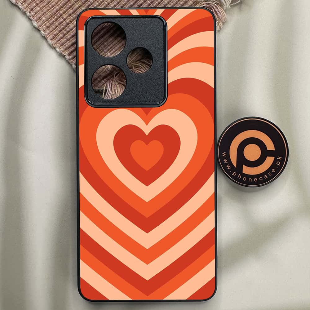 Realme GT 7 - Heart Beat Series - Premium Metal Printed soft Bumper shock Proof Case