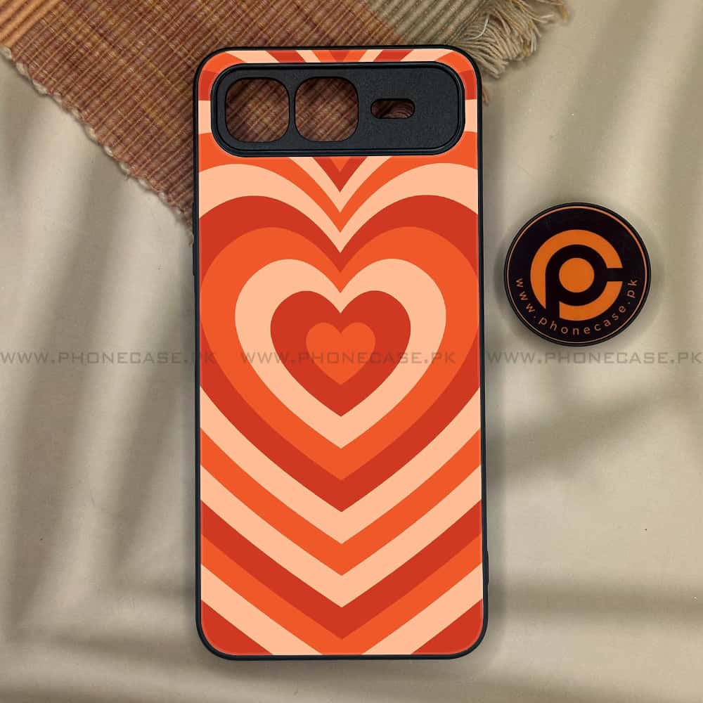 Infinix Smart 10 Plus - Heart Beat Series - Premium Metal Printed soft Bumper shock Proof Case