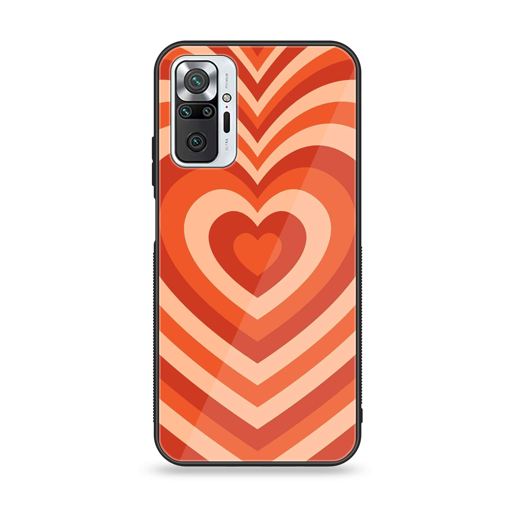 Xiaomi Redmi Note 10 Pro - Heart Beat Series - Premium Printed Glass soft Bumper shock Proof Case