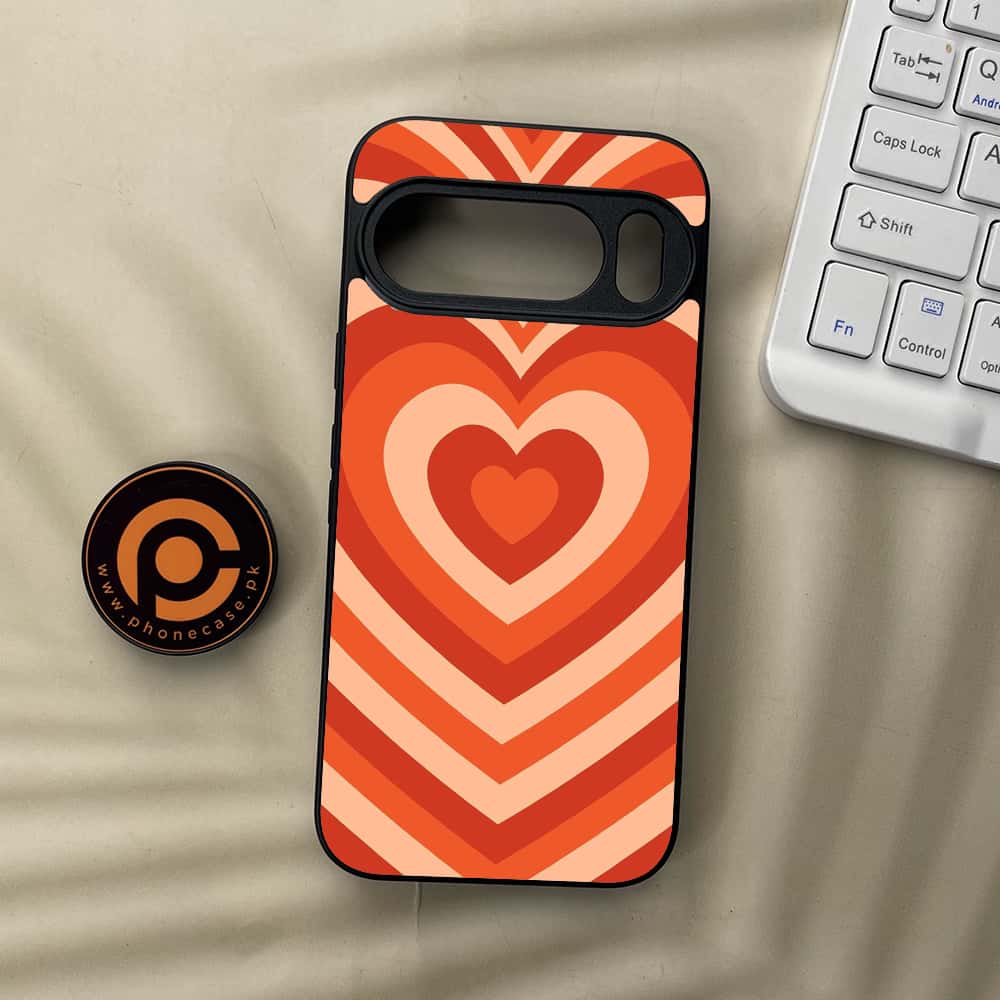 Google Pixel 10 Pro XL - Heart Beat Series - Premium Metal Printed soft Bumper Shock Proof Case