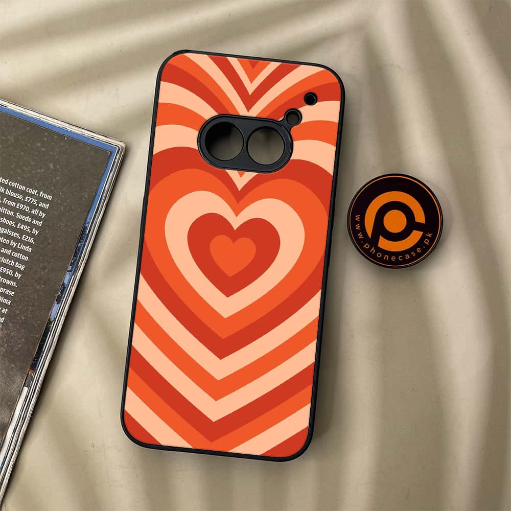 Nothing Phone (2a) - Heart Beat Series - Premium Metal Printed soft Bumper Shock Proof Case