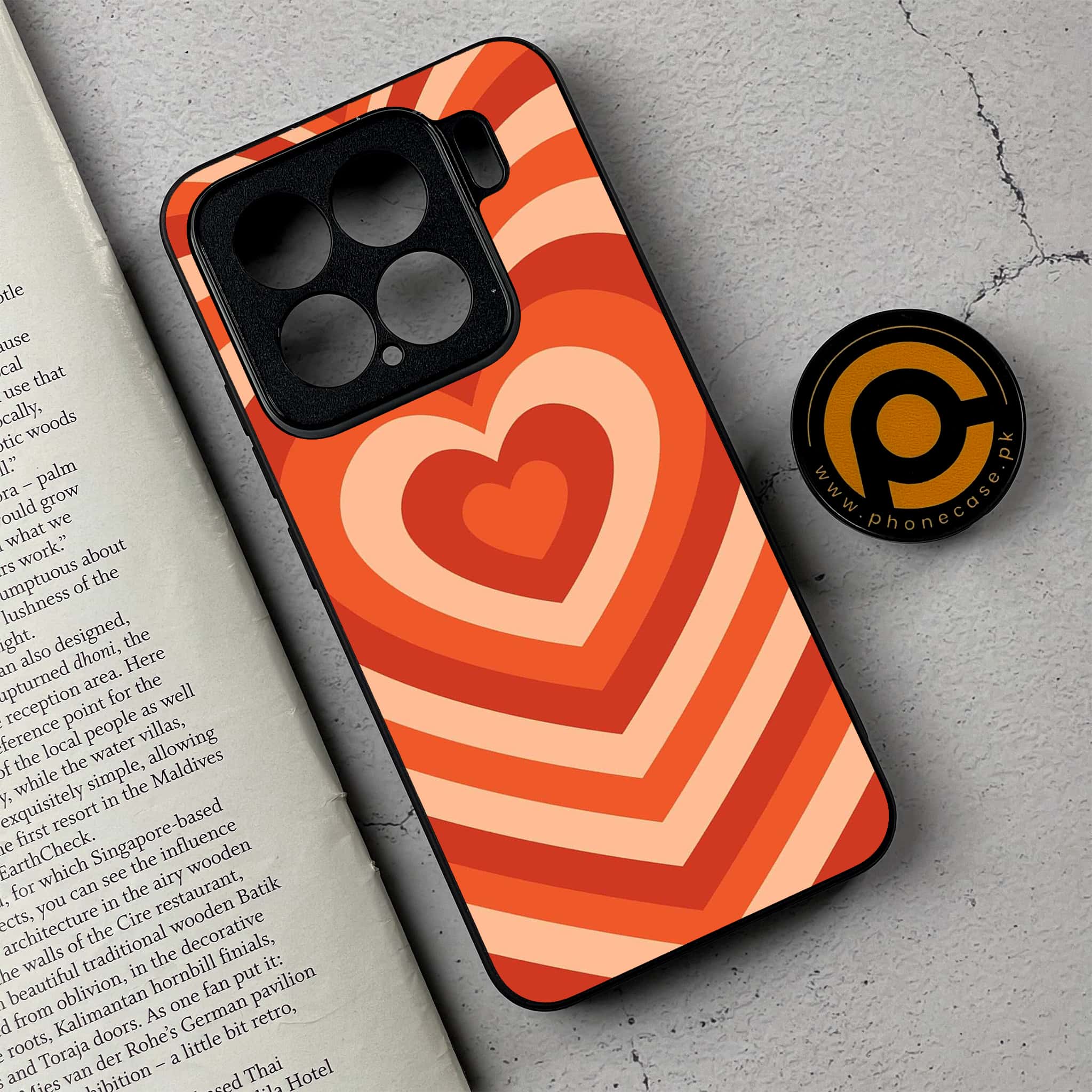Xiaomi 15 - Heart Beat Series - Premium Metal Printed soft Bumper shock Proof Case