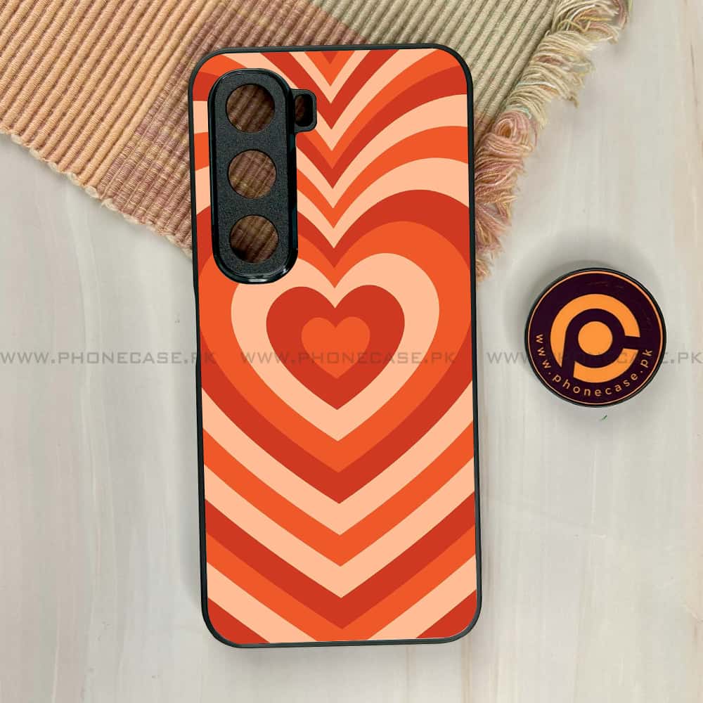 Infinix Hot 60i - Heart Beat Series - Premium Metal Printed soft Bumper shock Proof Case