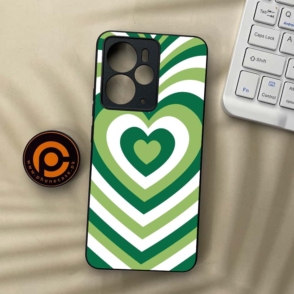 Realme 14T 5G - Heart Beat Series - Premium Metal Printed soft Bumper Shock Proof Case