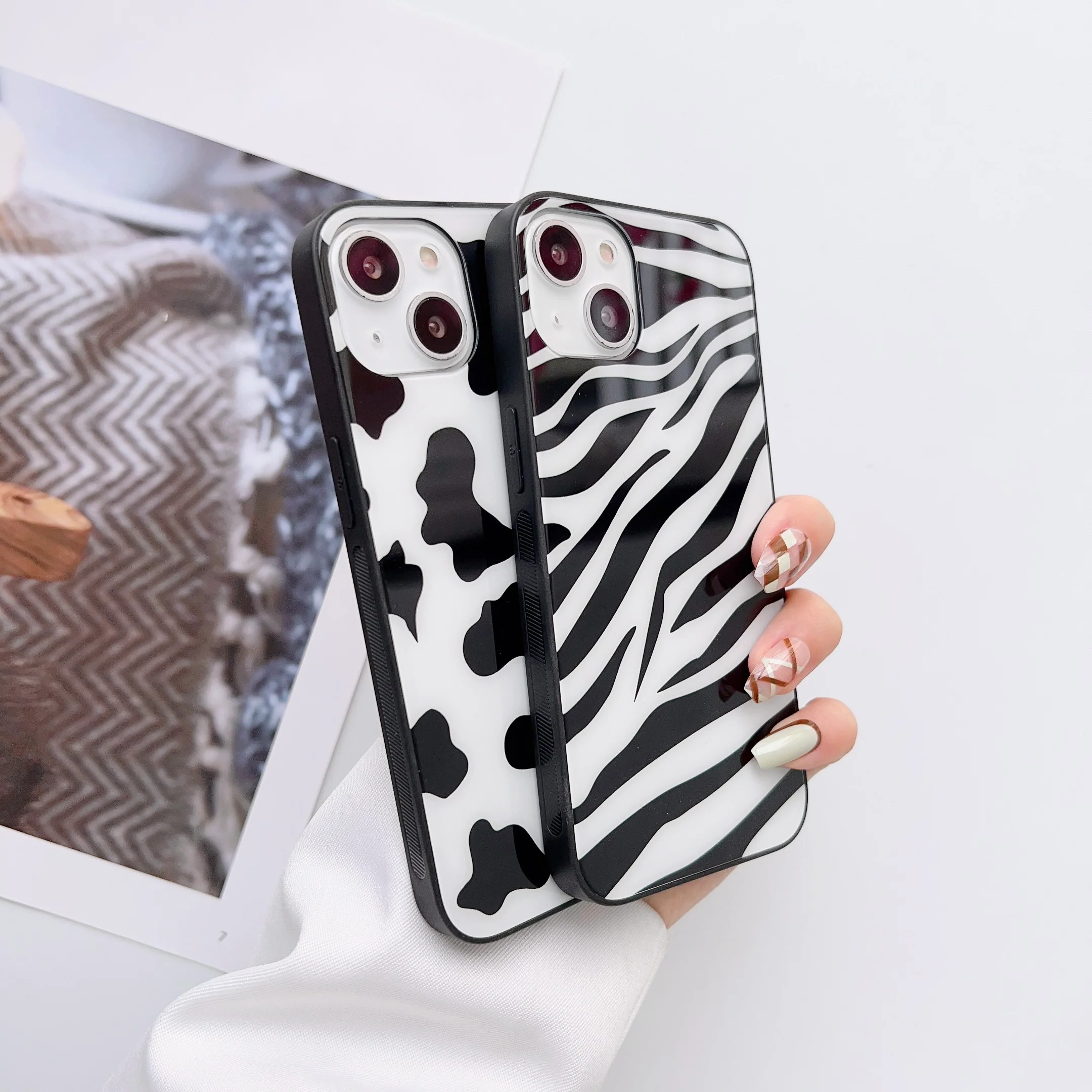 Moo Moo Pattern Metal Case For All Model