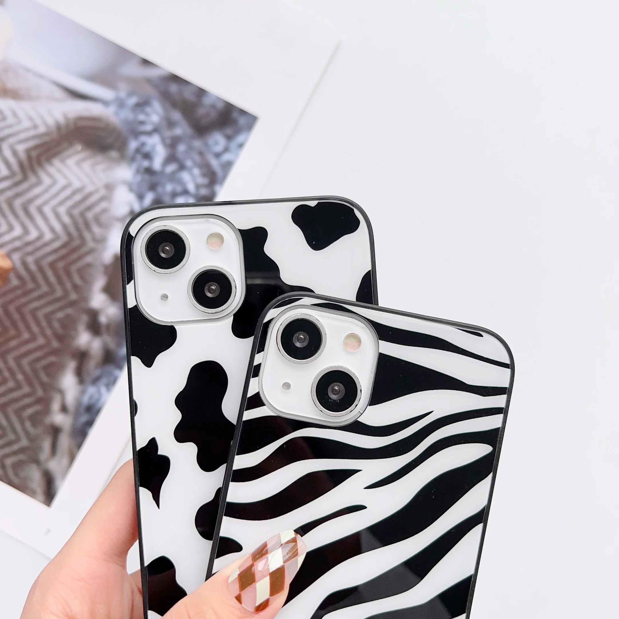 Moo Moo Pattern Metal Case For All Model