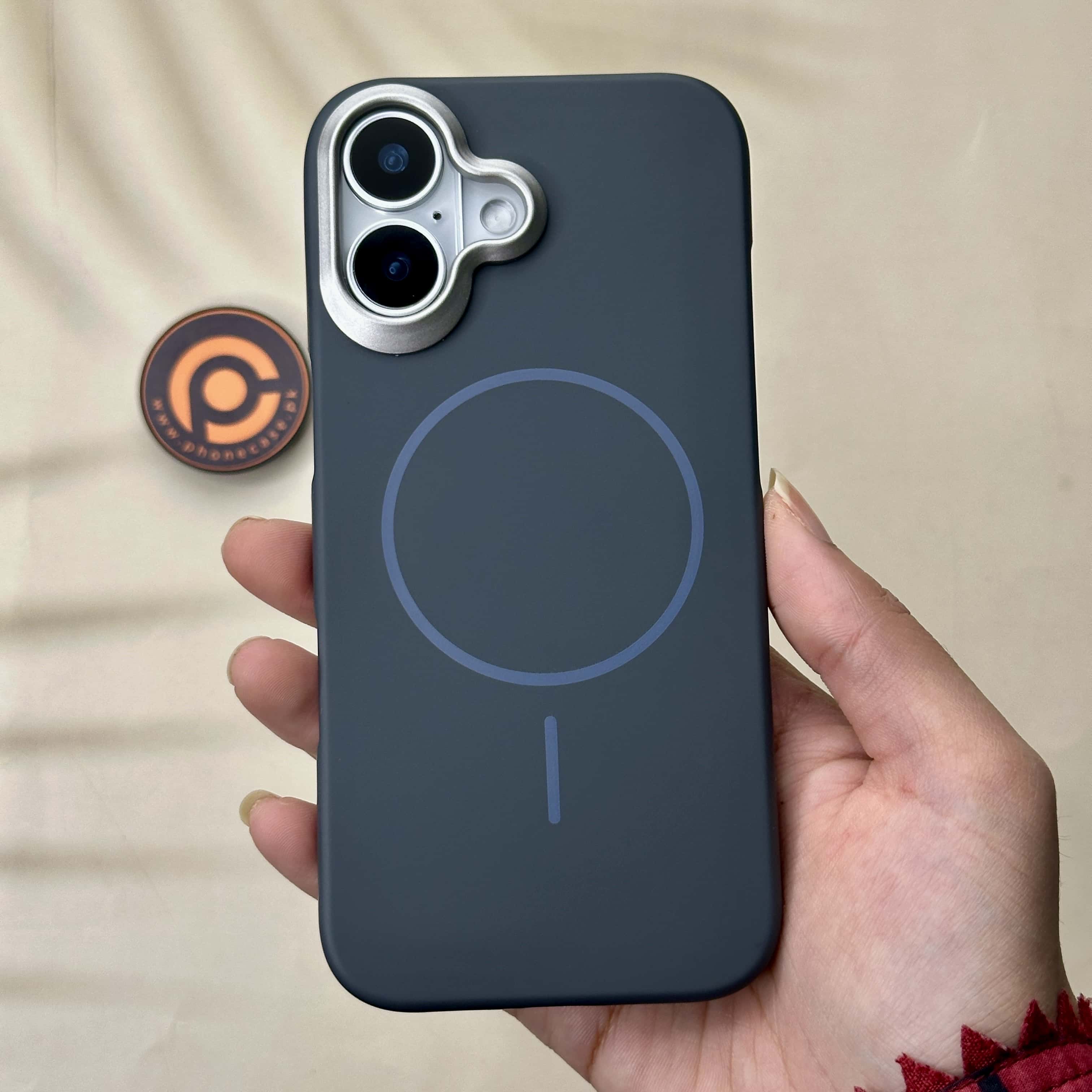 iPhone 17 - Matte Finish Magnetic Ring MagSafe Case