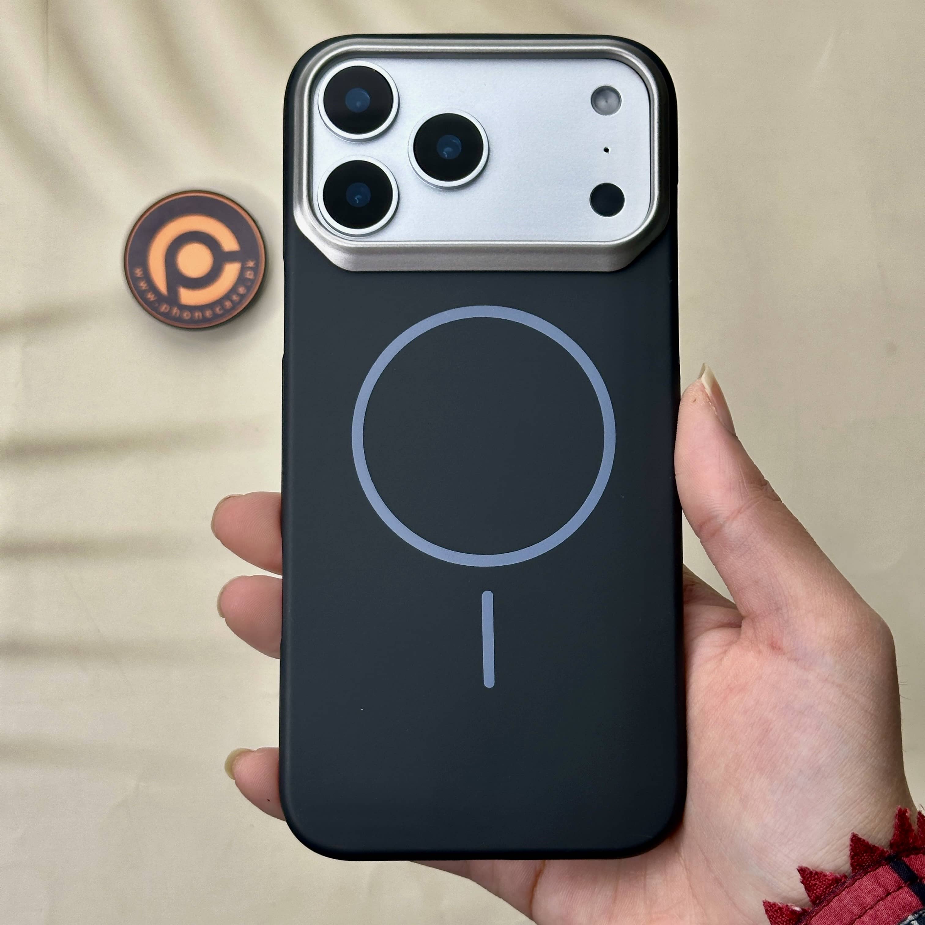 iPhone 17 Pro Max - Matte Finish Magnetic Ring MagSafe Case