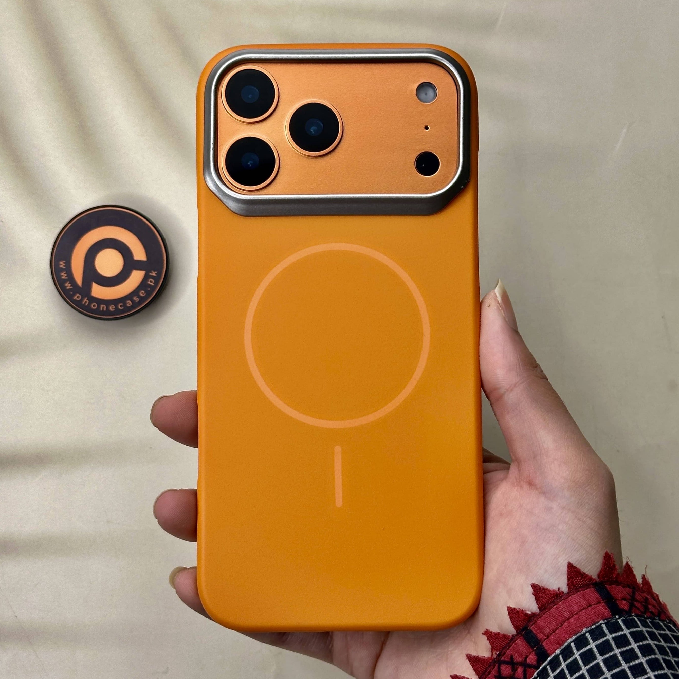 iPhone 17 Pro Max - Matte Finish Magnetic Ring MagSafe Case
