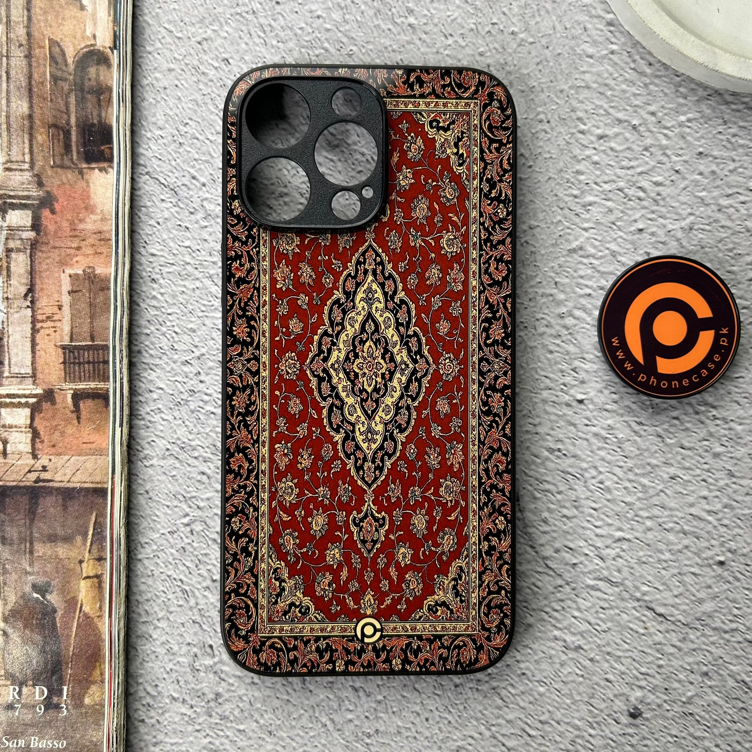 Persian Rugs Design Premium Metal Phone Case All Models