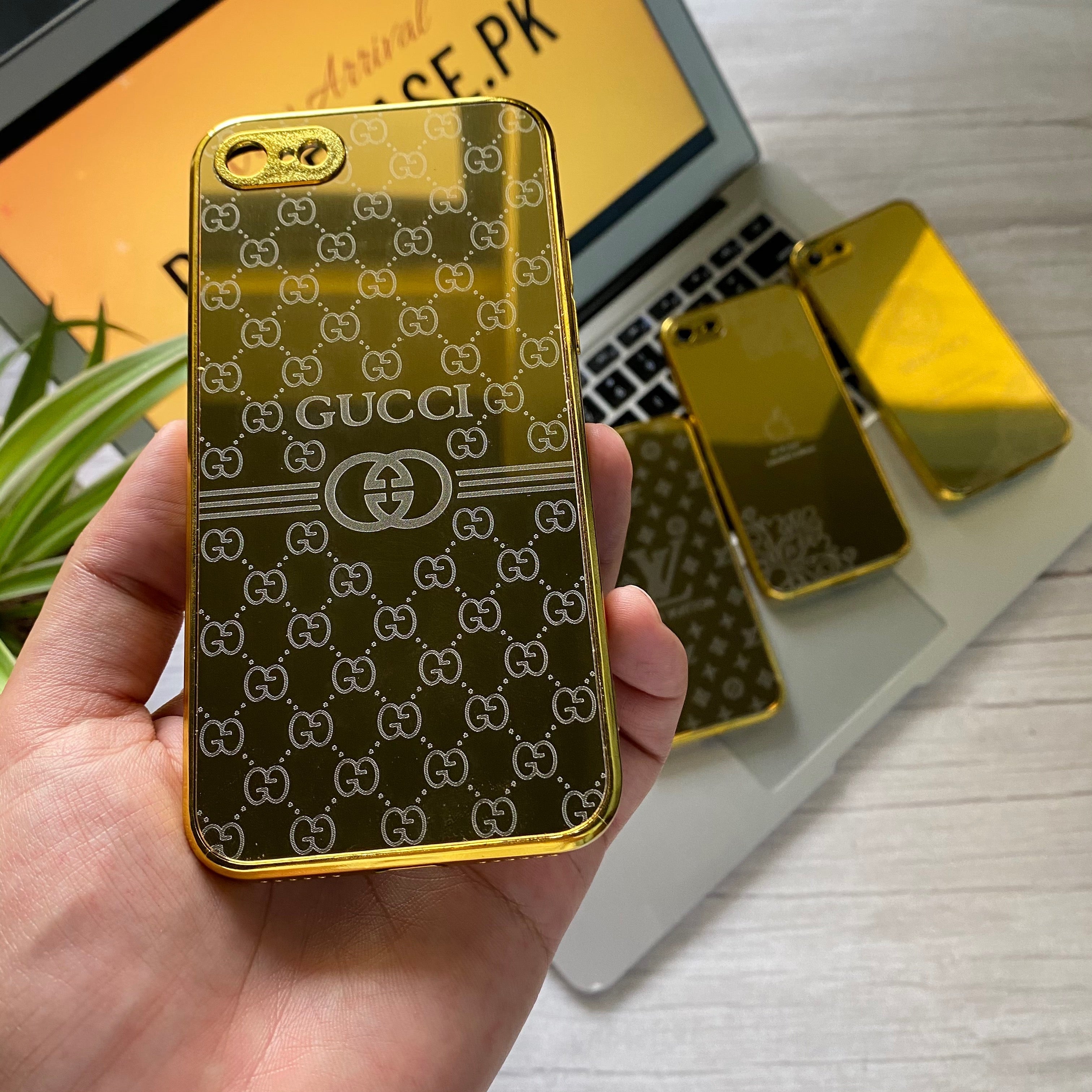 iPhone X/XS Gold Platted Shock Proof Case