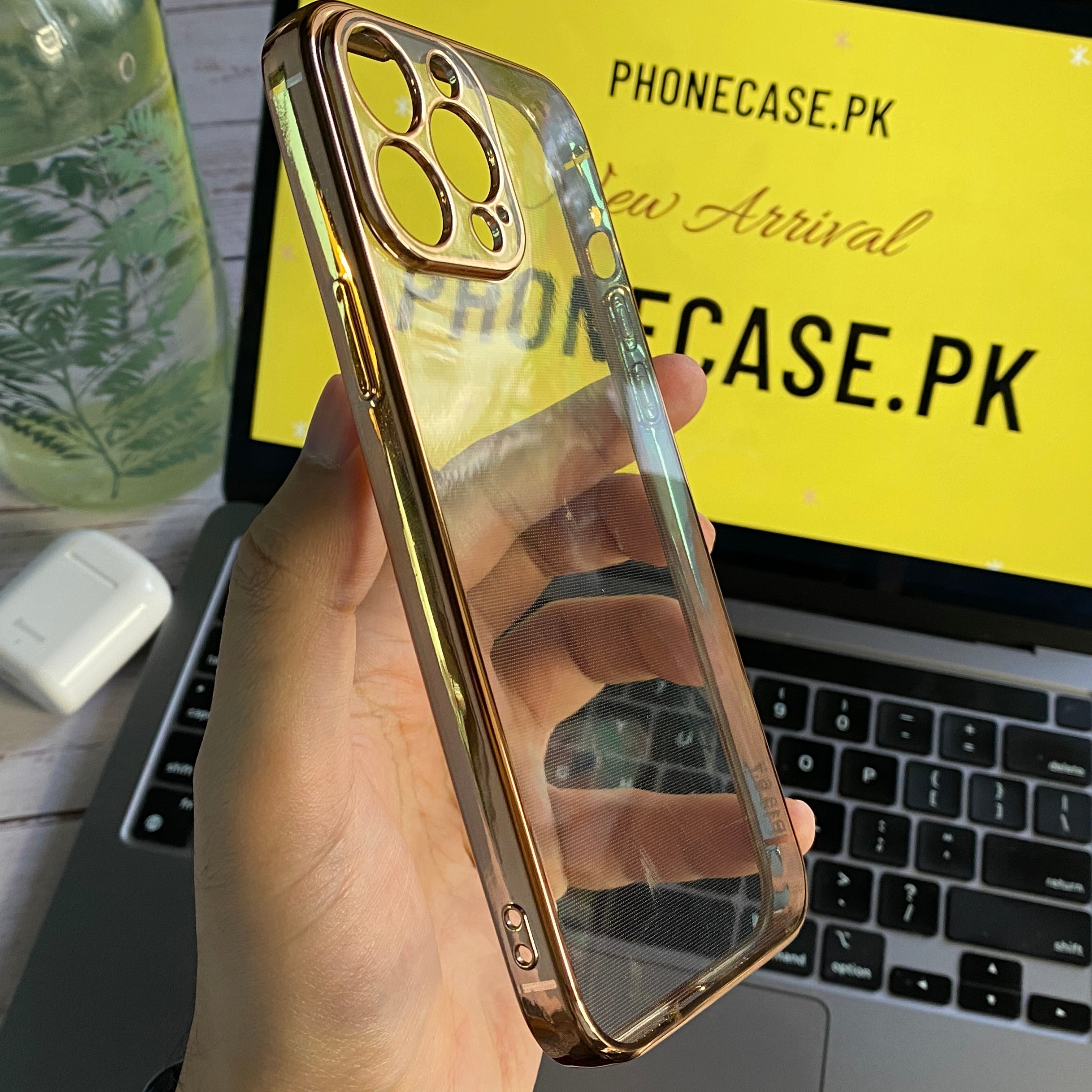 iPhone 11 Pro Max Luxury Electroplated ShockProof Branded Case