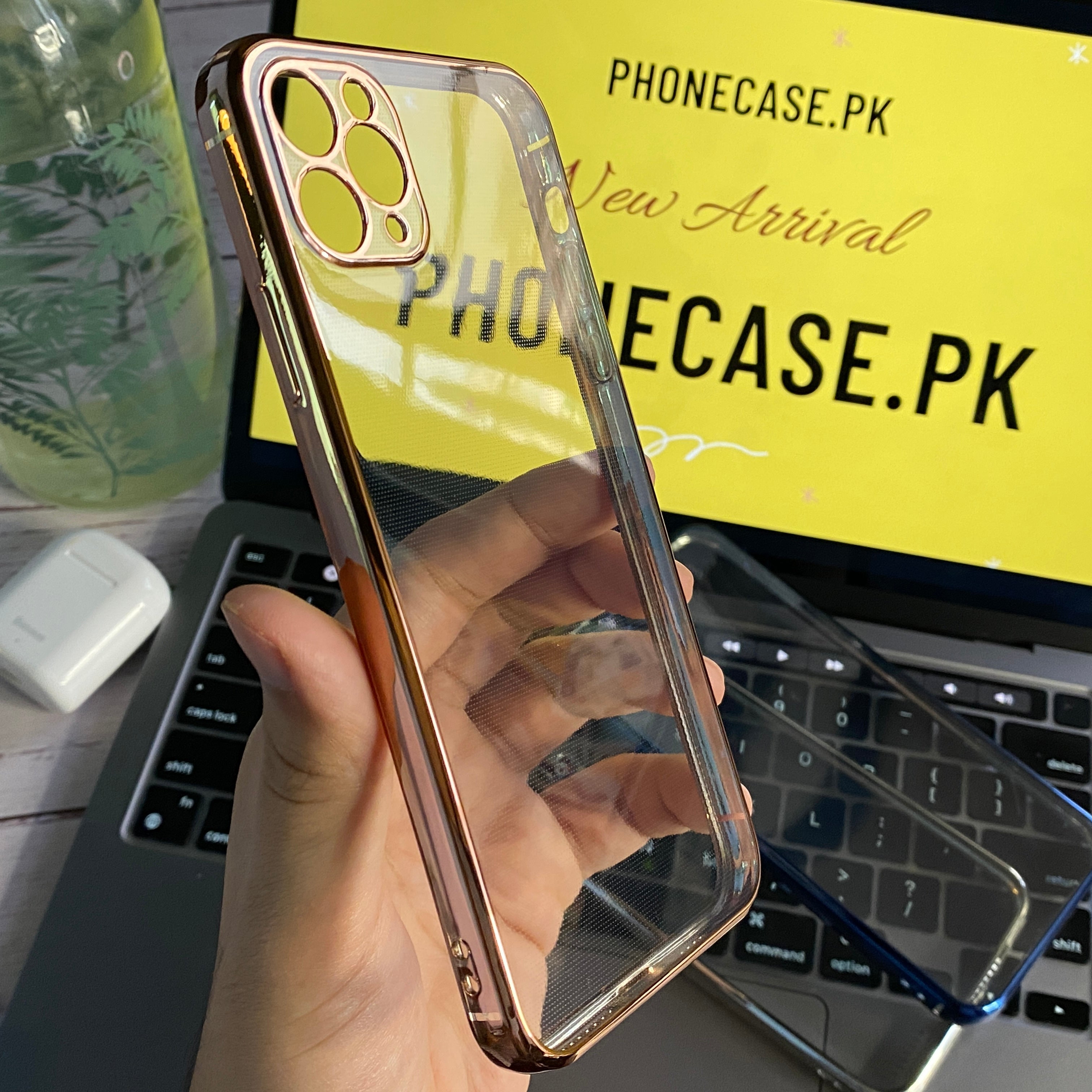 iPhone 11 Pro Luxury Electroplated ShockProof Branded Case