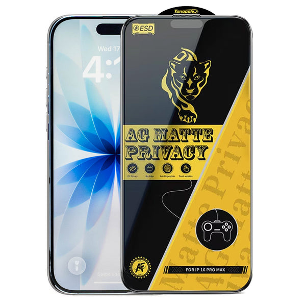 iPhone 17 - AG Matte Anti-Spy Privacy Screen Protector – 9H Tempered Glass, Bubble-Free Full Glue