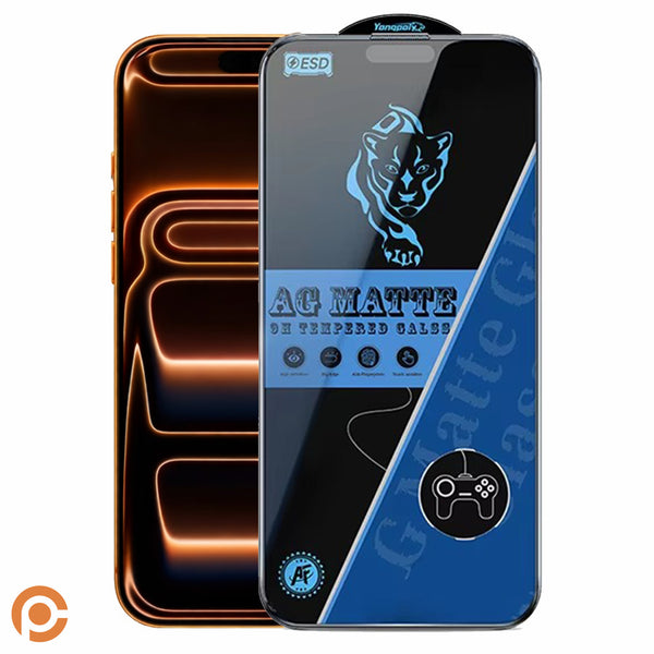 iPhone 17 Pro Max - 9H Matte Tempered Glass – Anti-Fingerprint, Anti-Scratch, Bubble-Free Screen Guard