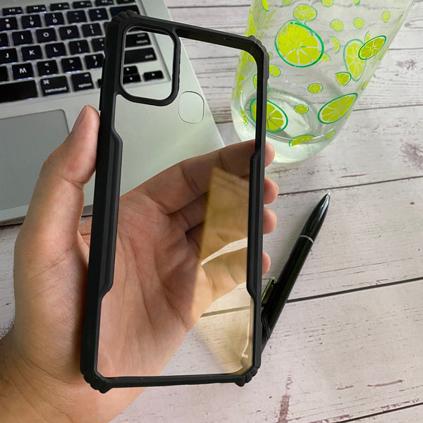 Galaxy M31 / M30s / M21 Branded New Hybrid Bumper Shock proof Case With Ultra Clear Back