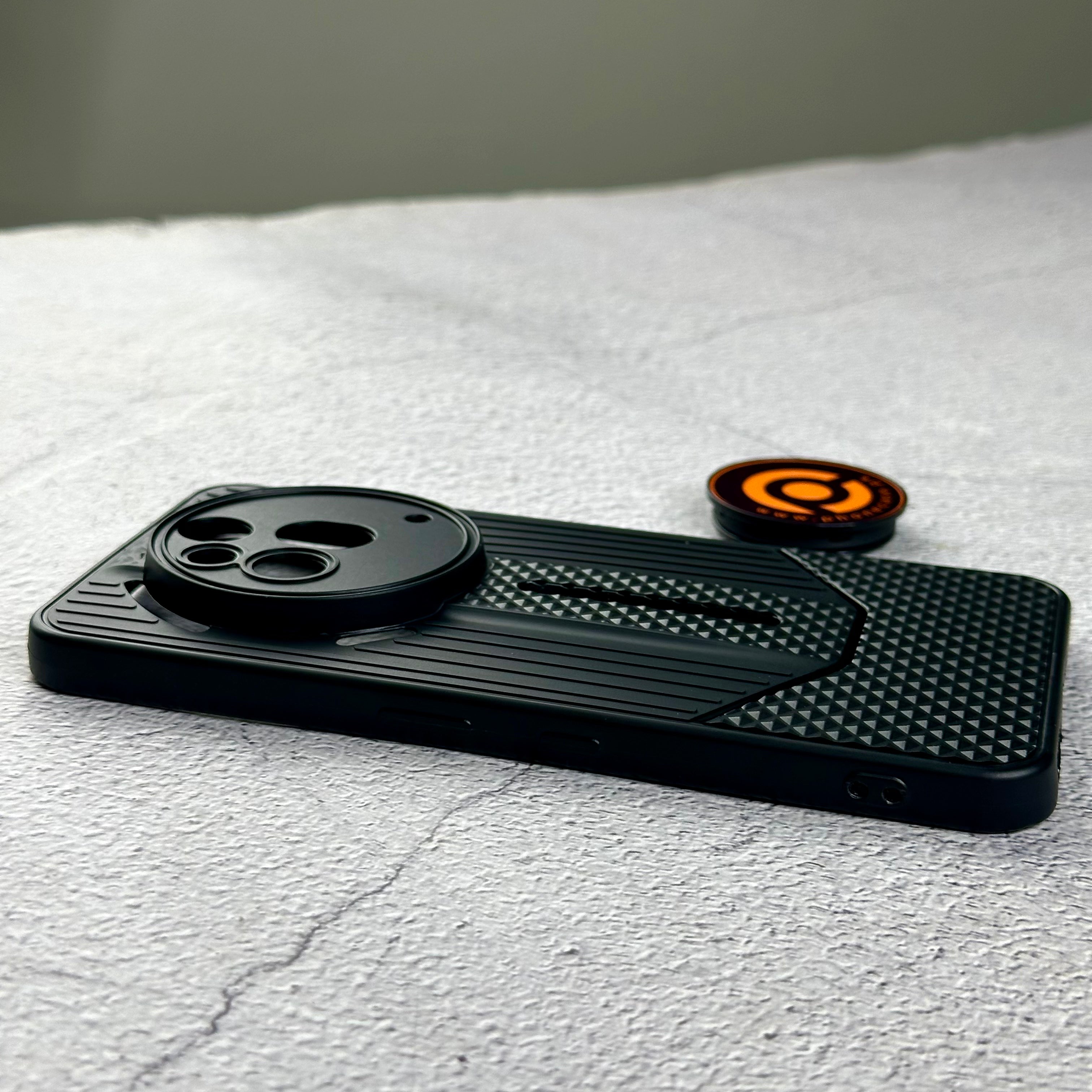 Samsung Galaxy A56 5G - Durable Anti-Fall Blackout TPU Back Cover with Camera Protection