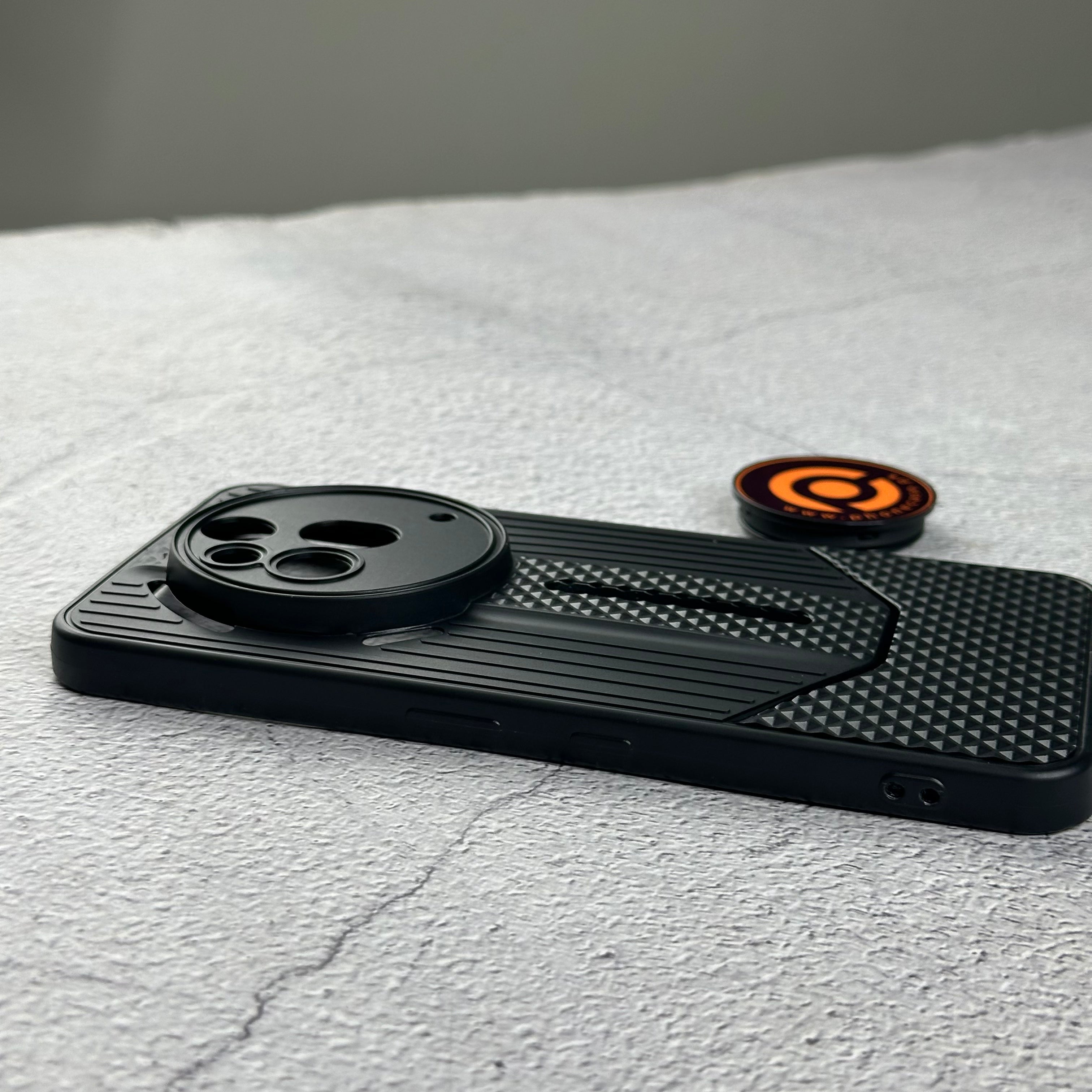 Vivo V50 - Durable Anti-Fall Blackout TPU Back Cover with Camera Protection