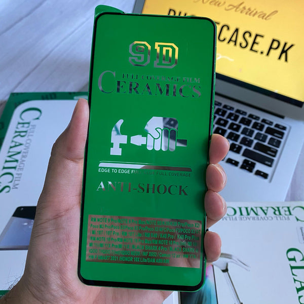 Galaxy F22 9D Ceramic Full coverage anti-shock Protector