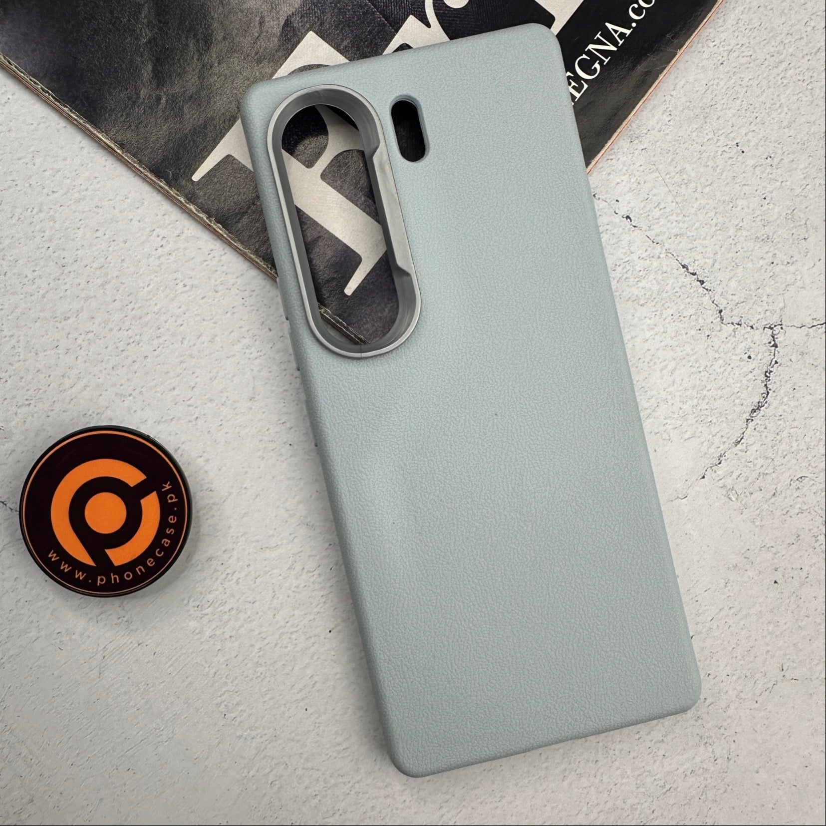 Tecno Camon 40 Pro - Soft Leather Texture Slim TPU Case