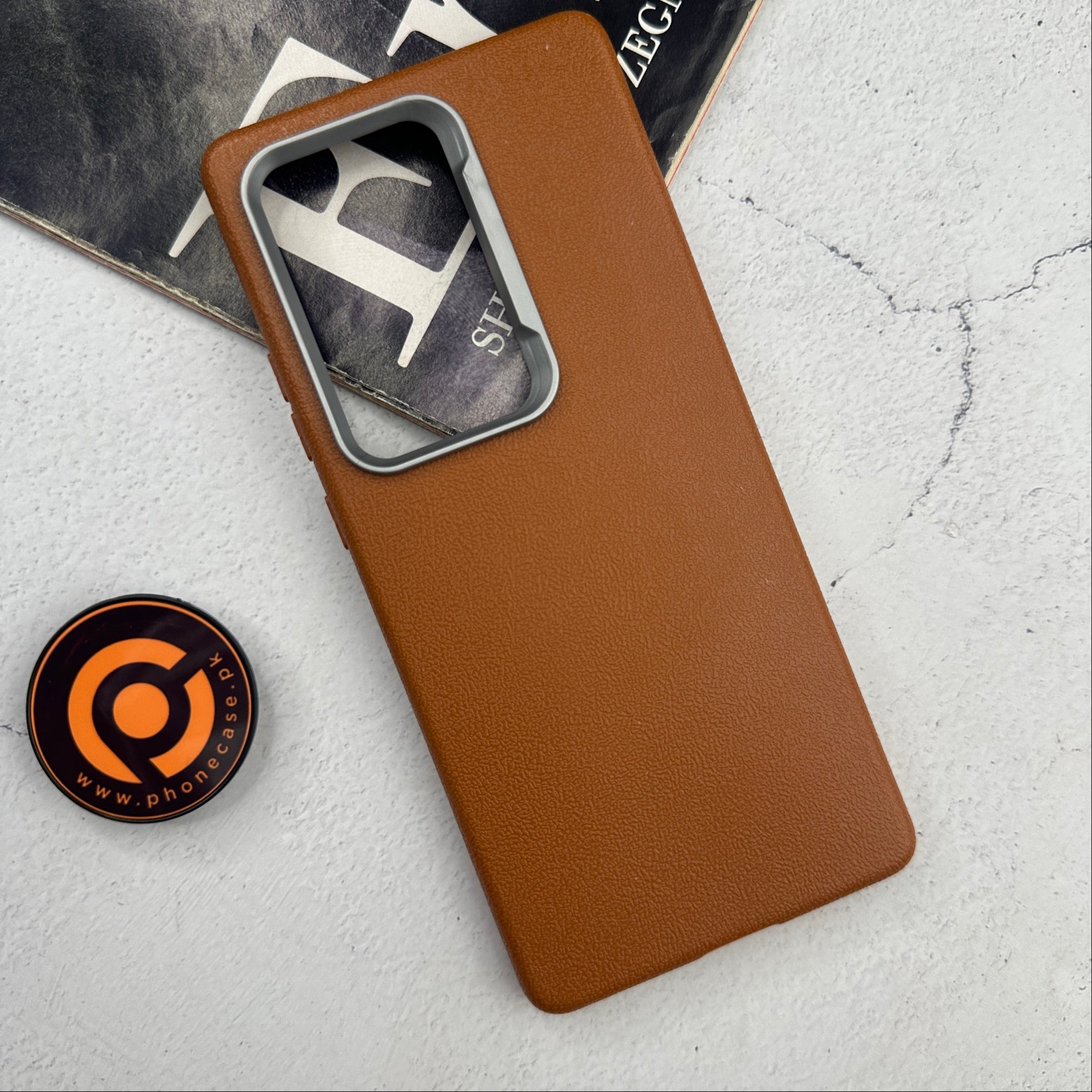 Infinix Hot 50 Pro Plus - Soft Leather Texture Slim TPU Case
