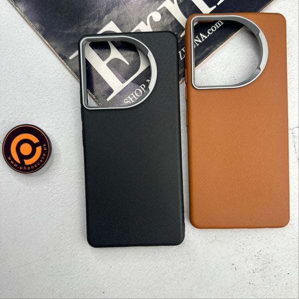 Tecno Camon 30 - Soft Leather Texture Slim TPU Case