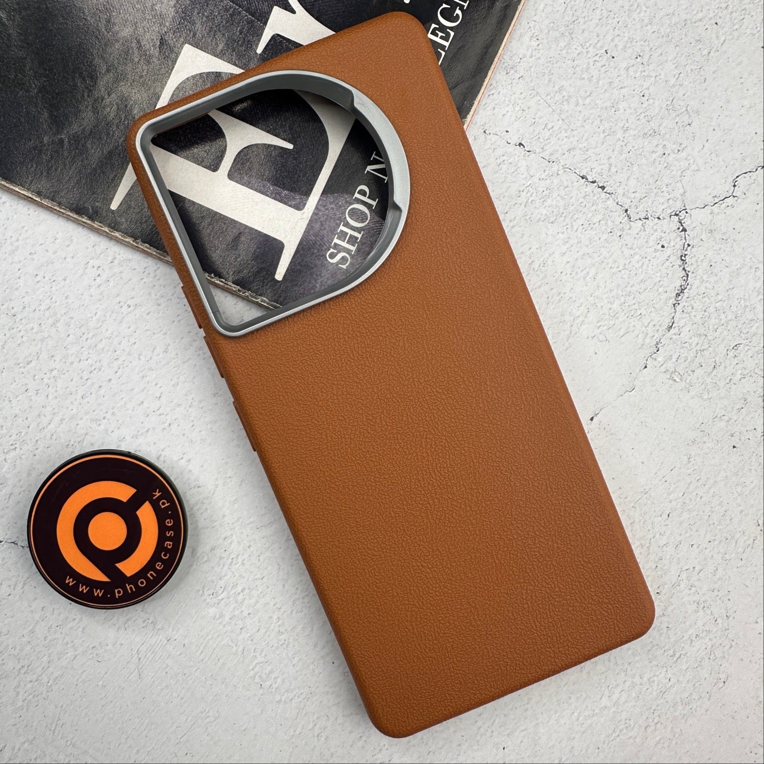 Tecno Camon 30 - Soft Leather Texture Slim TPU Case