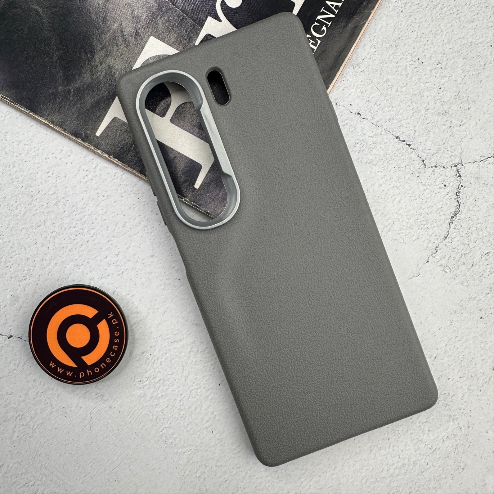 Tecno Camon 40 Pro - Soft Leather Texture Slim TPU Case