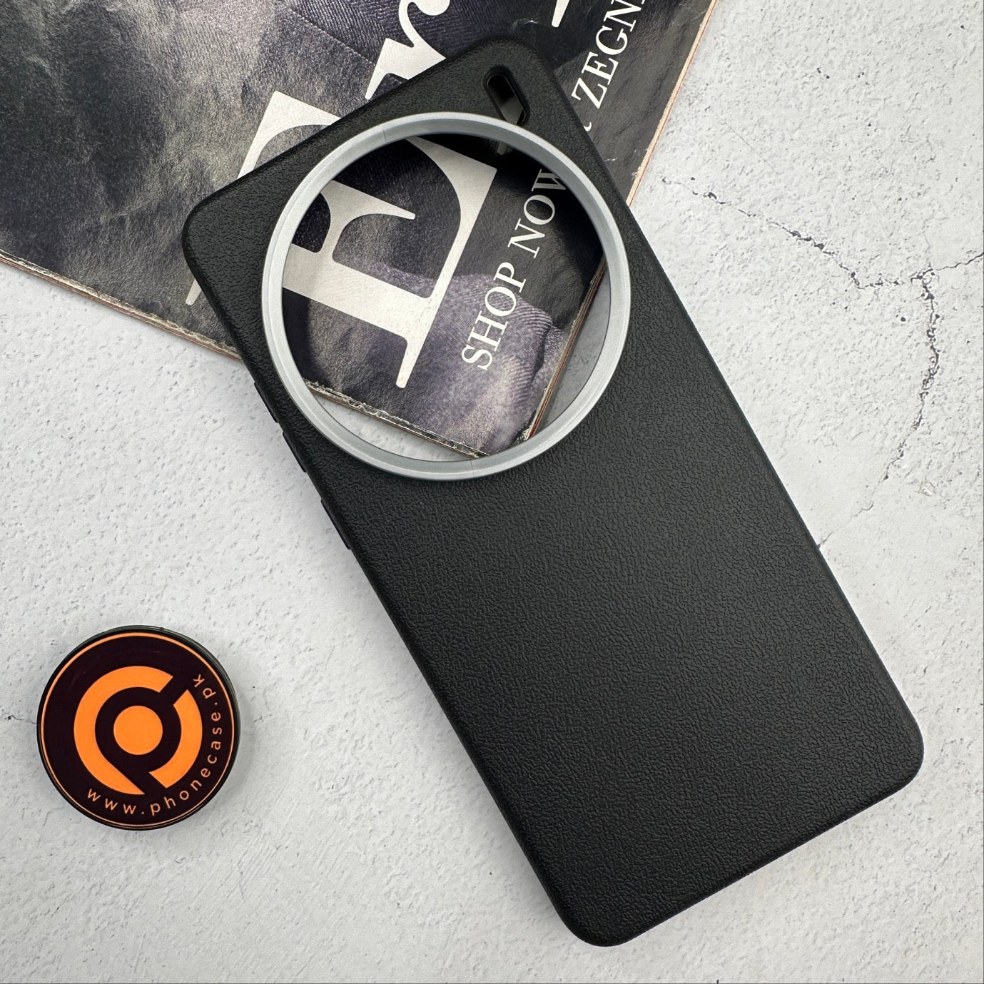 Vivo X200 Pro - Soft Leather Texture Slim TPU Case