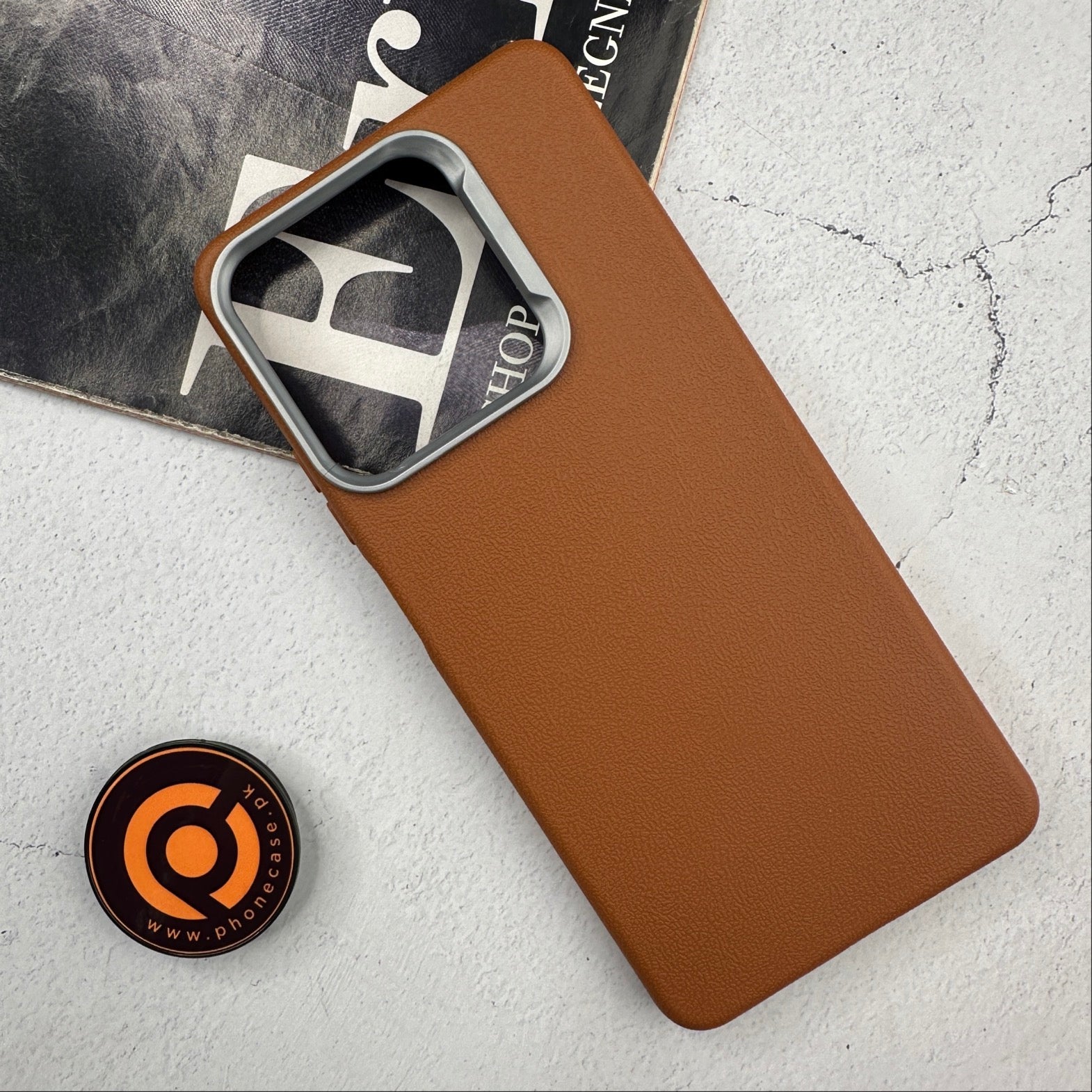 Oppo A5 Pro - Soft Leather Texture Slim TPU Case