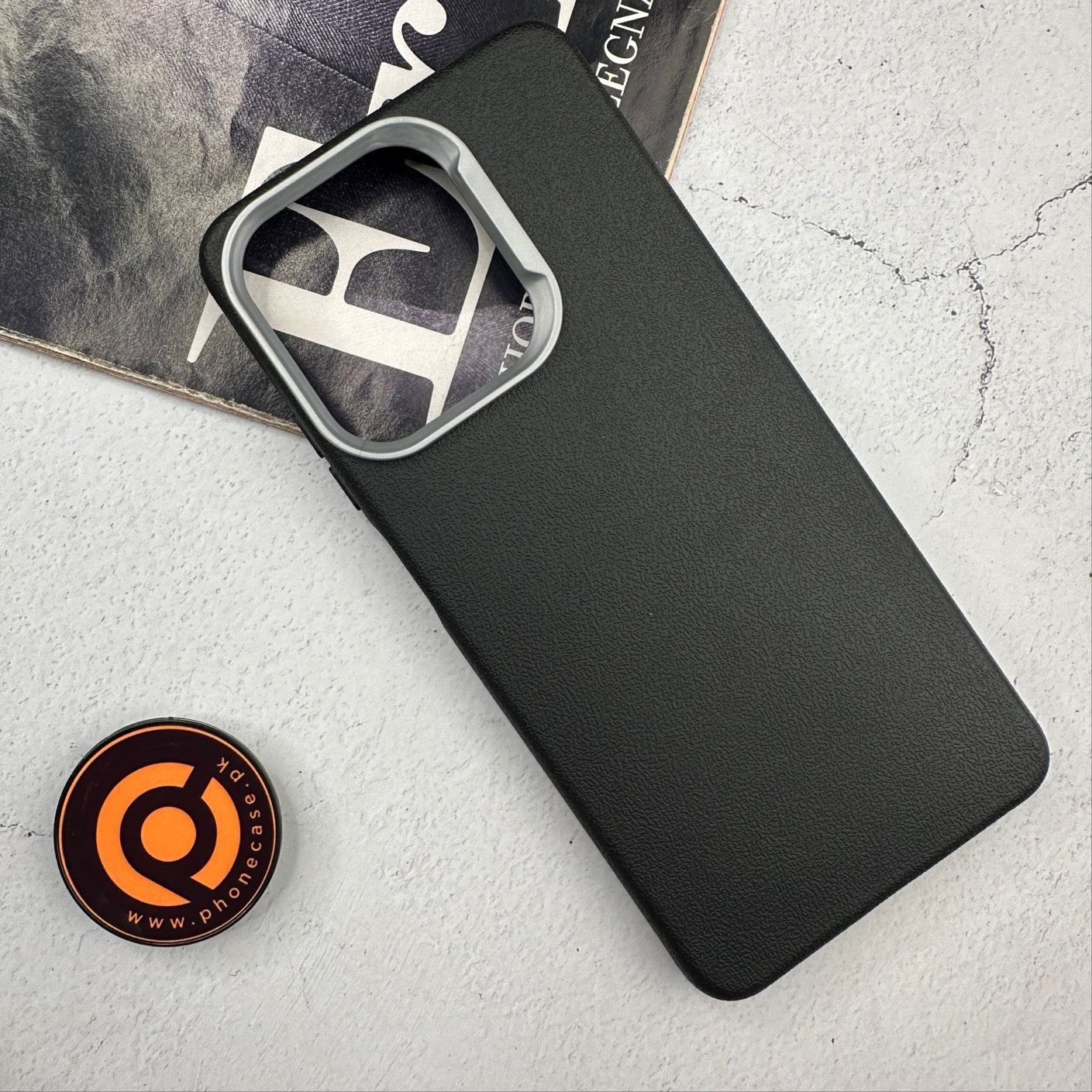 Oppo A5x - Soft Leather Texture Slim TPU Case