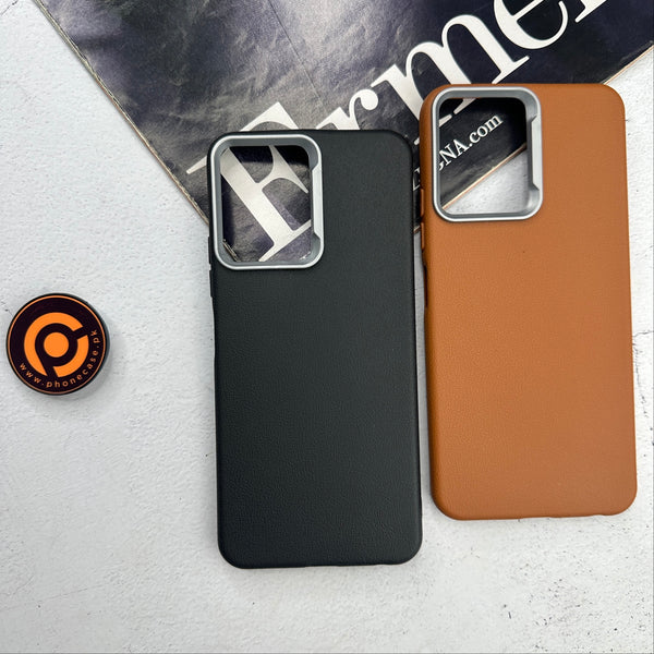 Tecno Spark Go 2/ Infinix Smart 10 - Soft Leather Texture Slim TPU Case