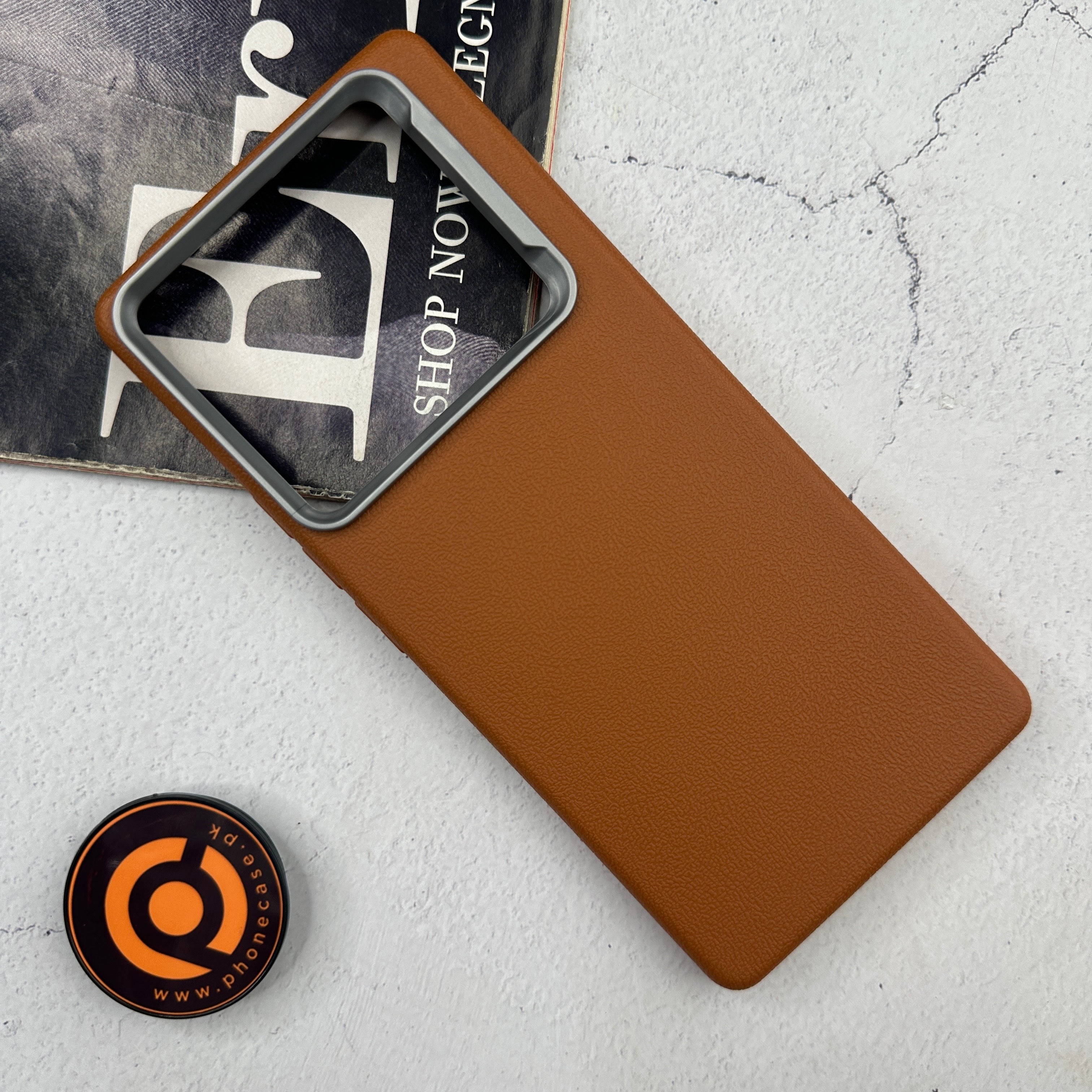 Infinix Note 40 Pro 4G - Soft Leather Texture Slim TPU Case