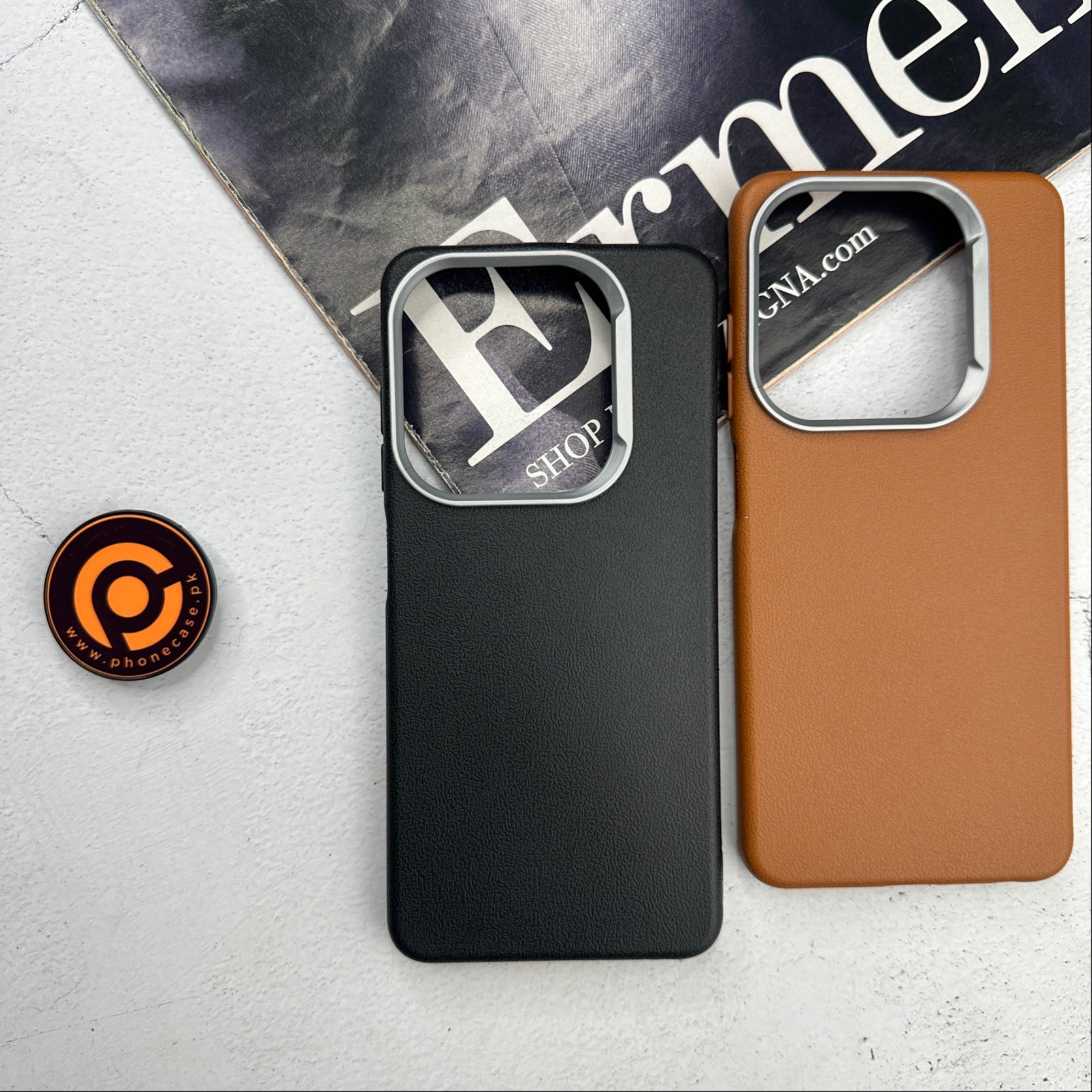 Tecno Spark GO 2024 / Infinix hot 40i / Infinix Smart 8 / Spark 20 / 20c / POP 8 - Soft Leather Texture Slim TPU Case