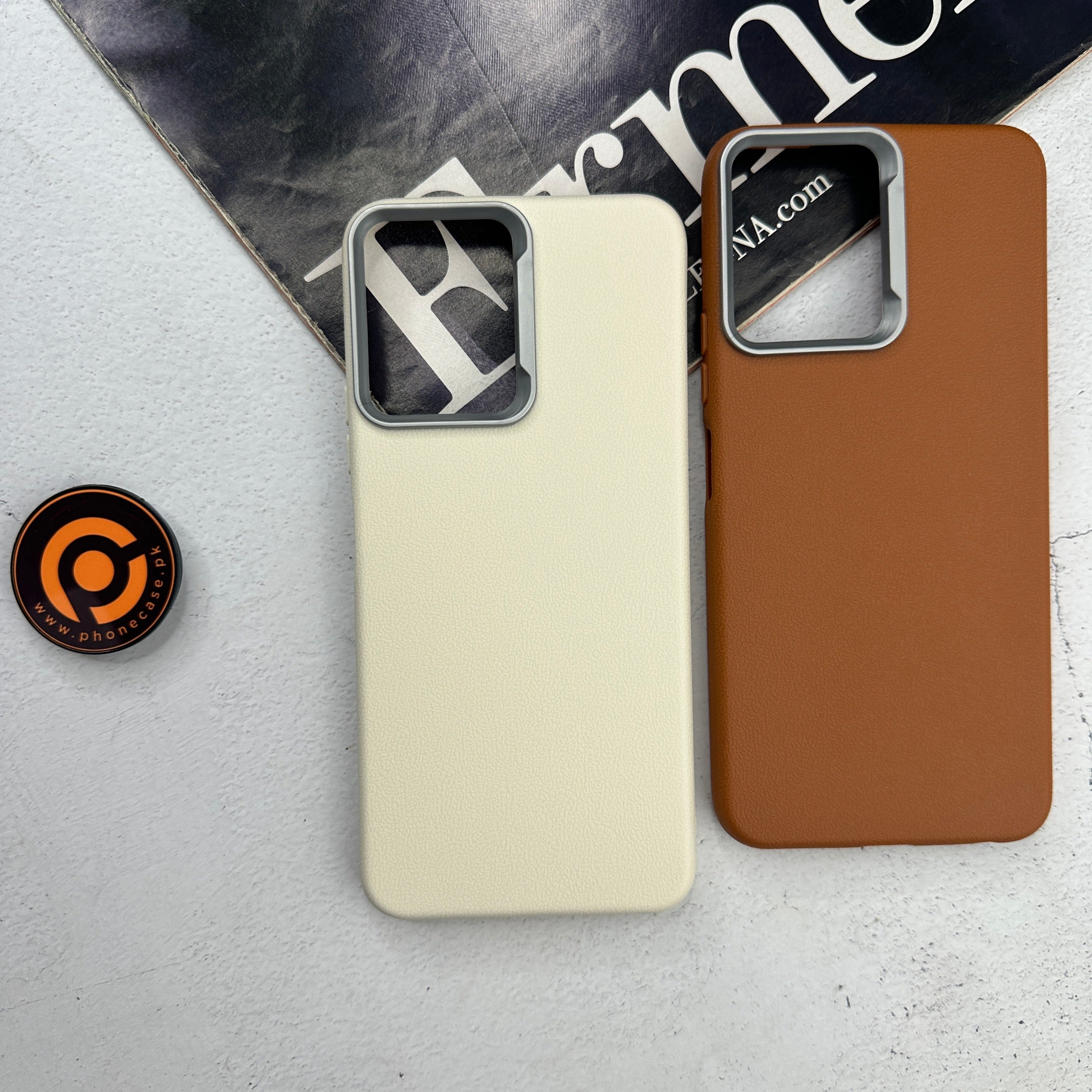 Infinix Smart 10 - Soft Leather Texture Slim TPU Case