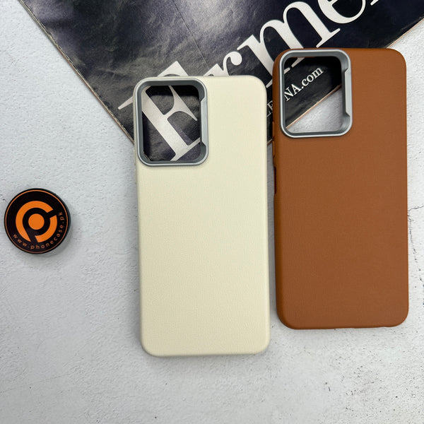 Infinix Smart 10 - Soft Leather Texture Slim TPU Case