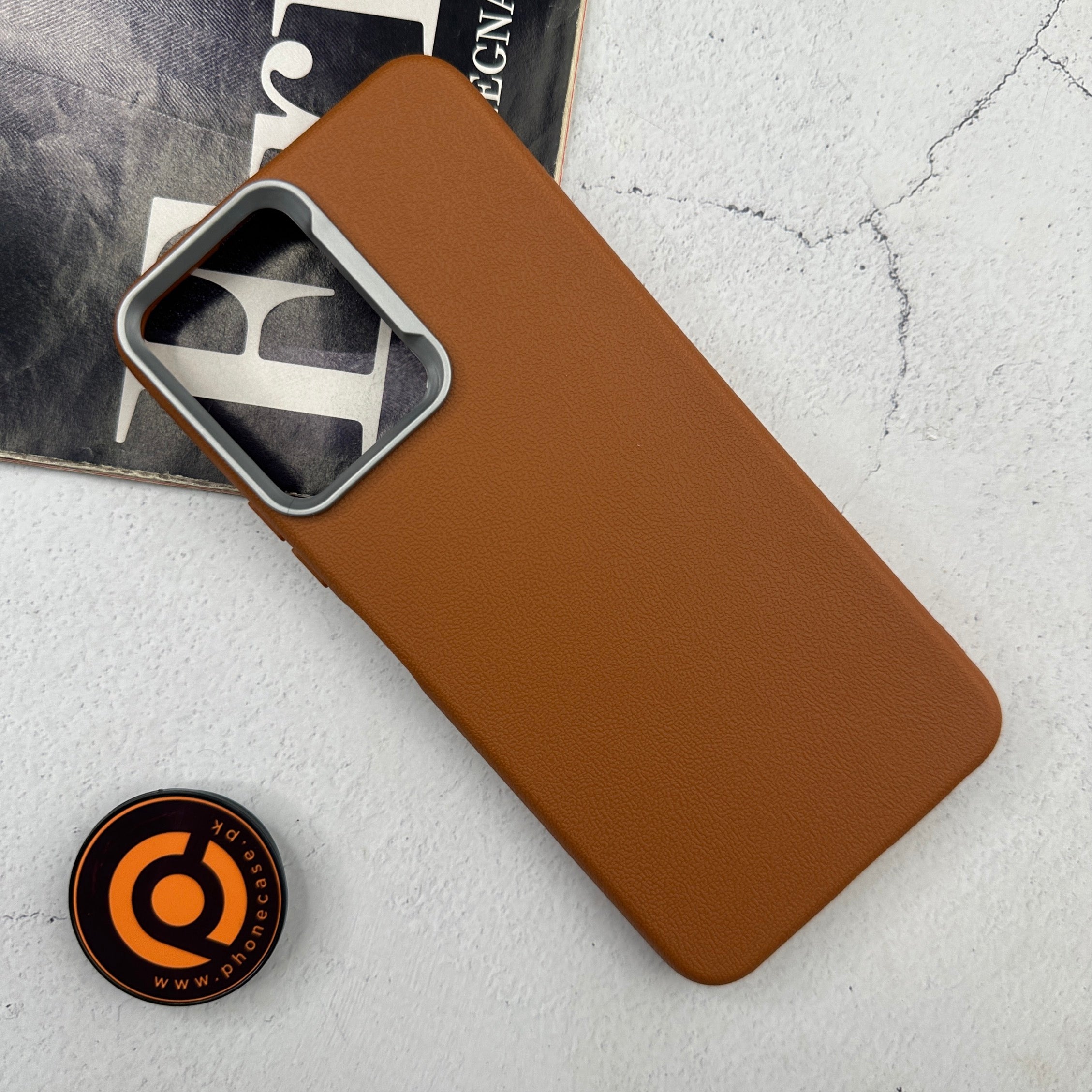 Infinix Smart 10 - Soft Leather Texture Slim TPU Case