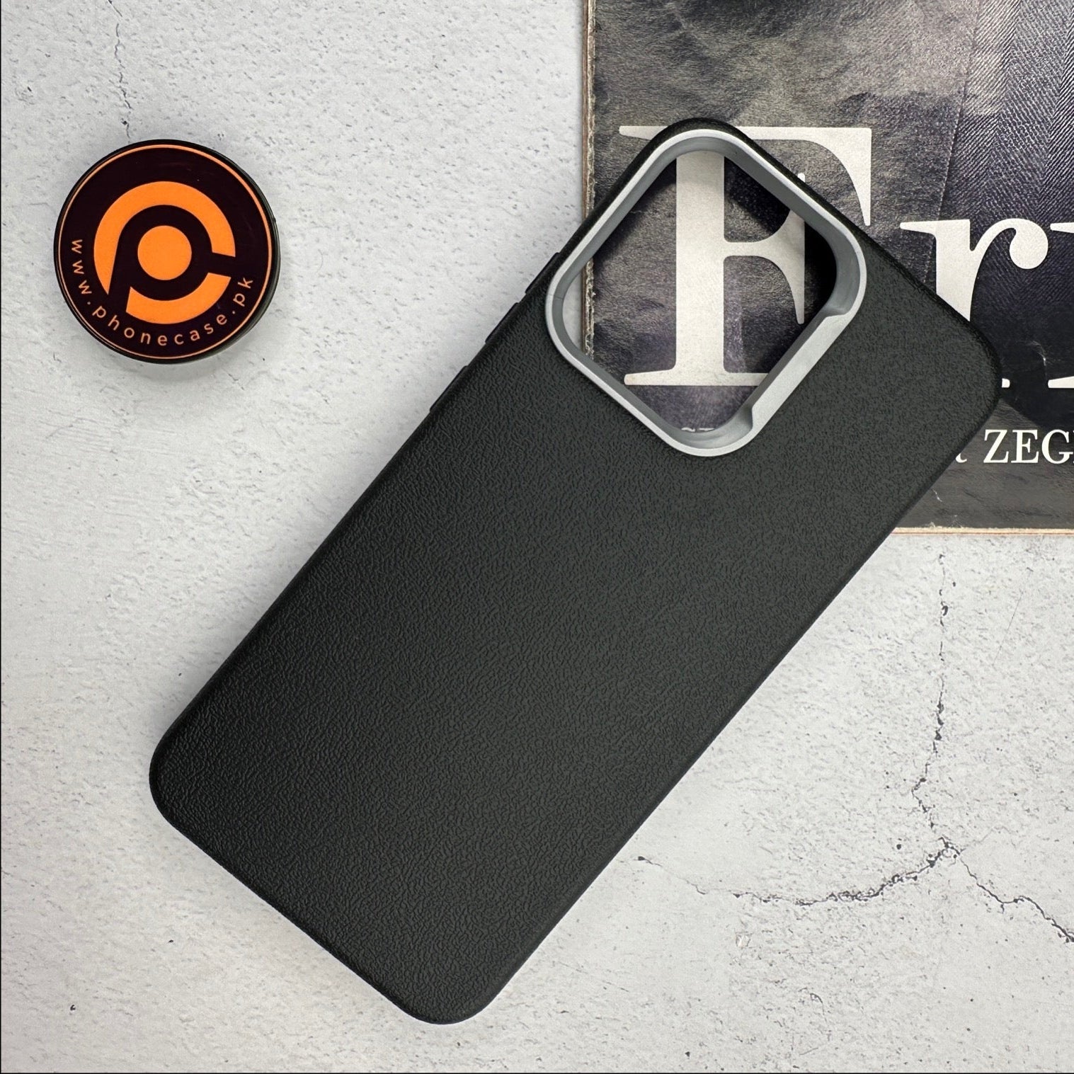 Oppo Reno 14 5G - Soft Leather Texture Slim TPU Case
