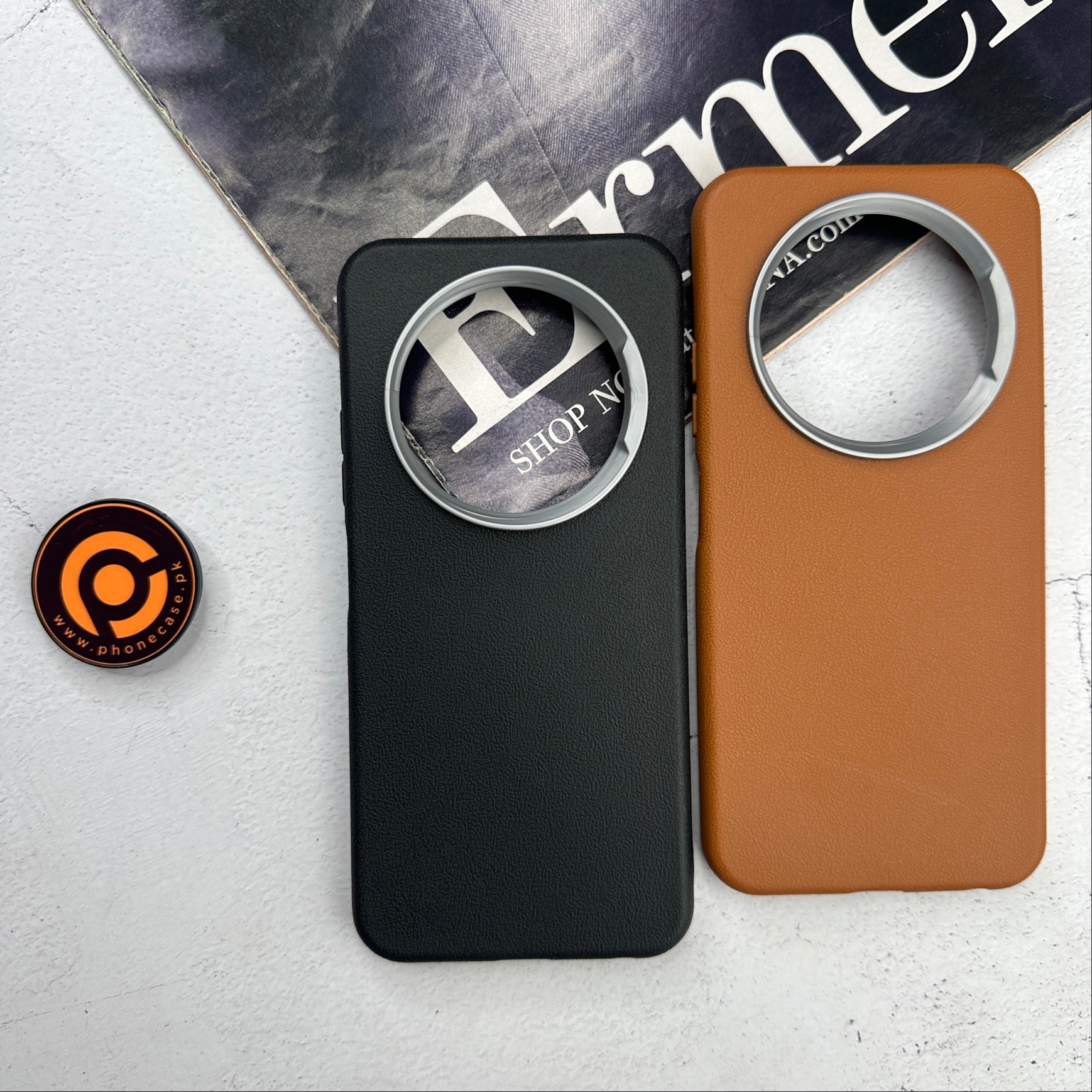 Tecno Spark 30C - Soft Leather Texture Slim TPU Case
