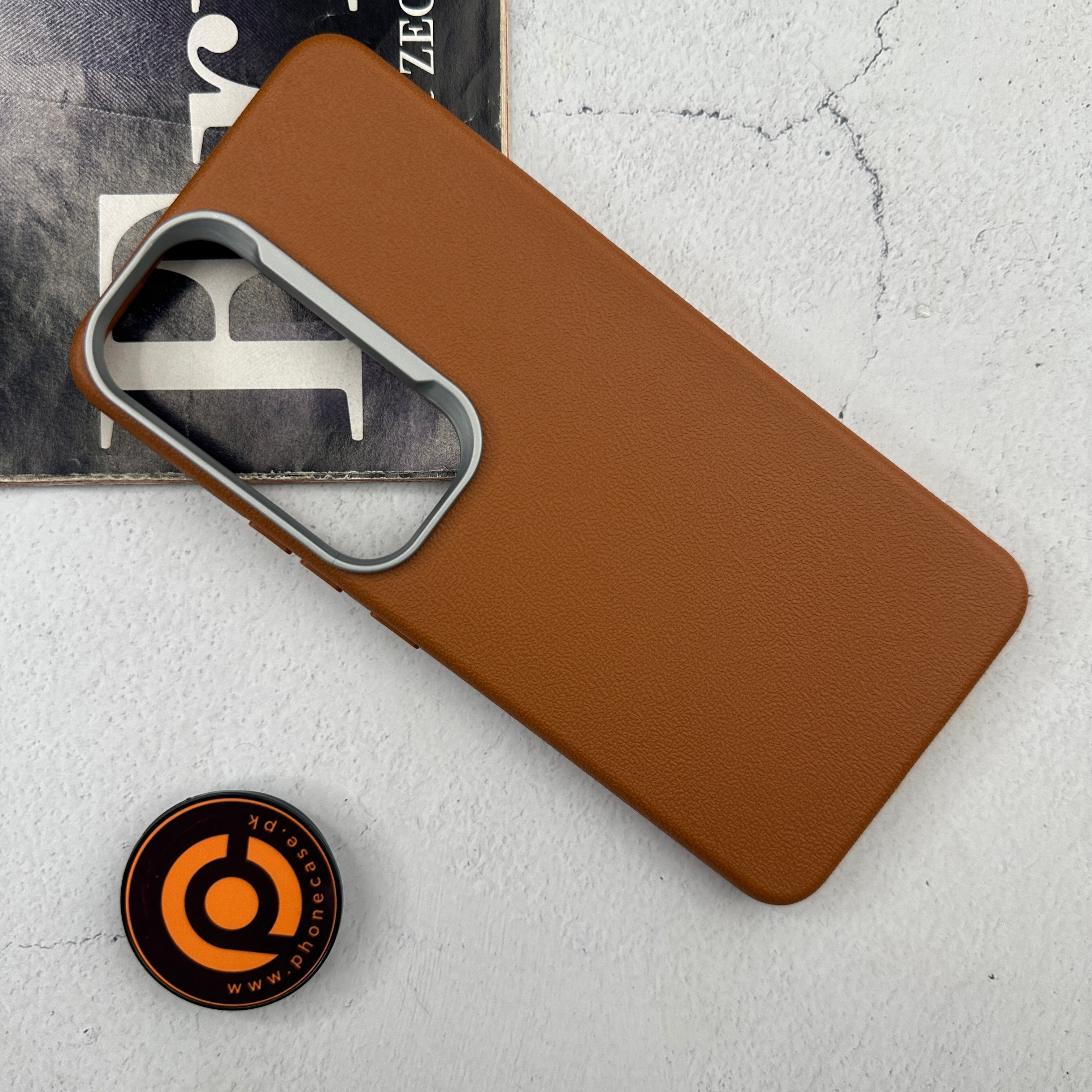 Vivo Y200 4G - Soft Leather Texture Slim TPU Case
