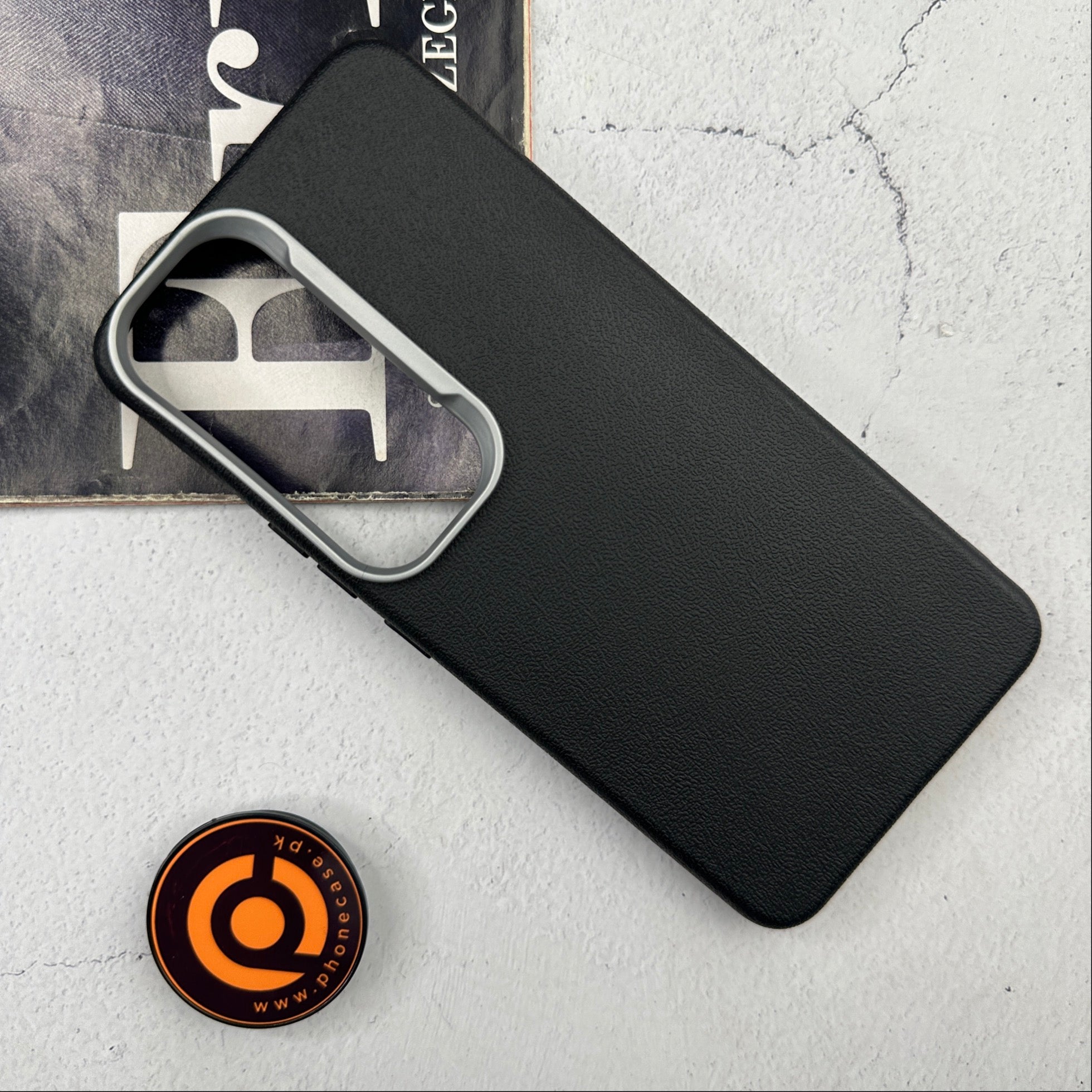 Vivo Y200 4G - Soft Leather Texture Slim TPU Case