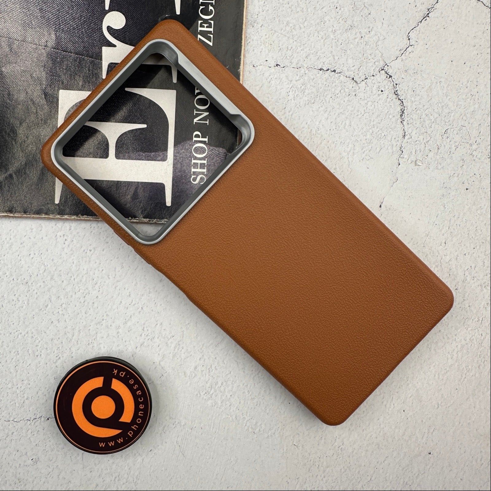 Infinix Note 40 4G - Soft Leather Texture Slim TPU Case